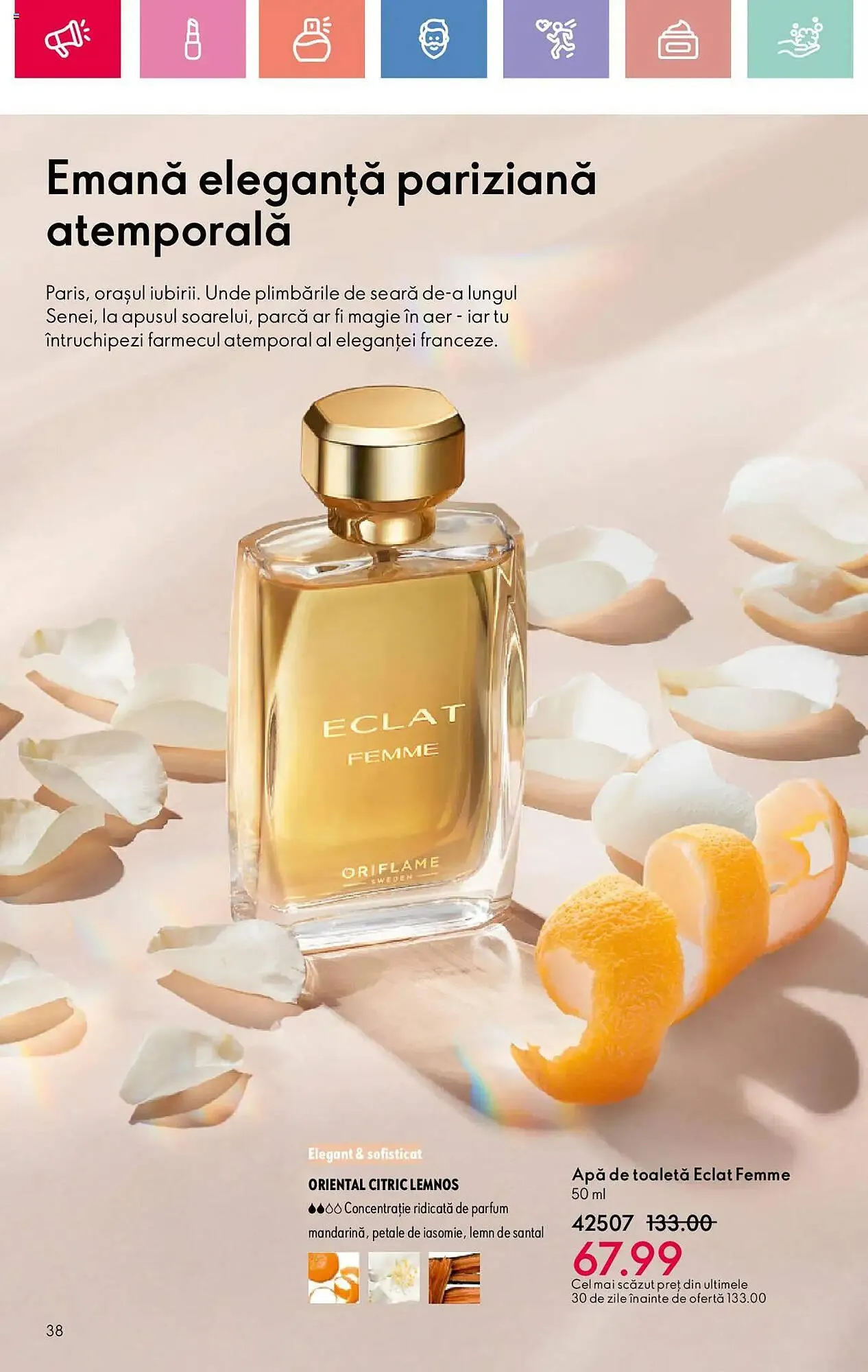 Catalog Catalog Oriflame de la 26 iulie până la 19 august 2025 - Revista Pagina 38
