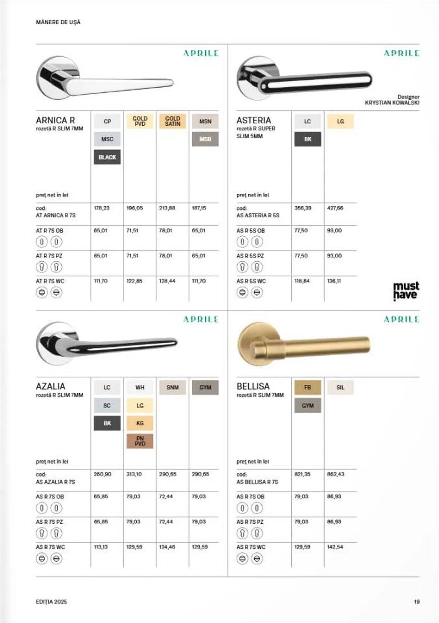 Catalog Catalog Proges de la 8 septembrie până la 31 decembrie 2025 - Revista Pagina 21