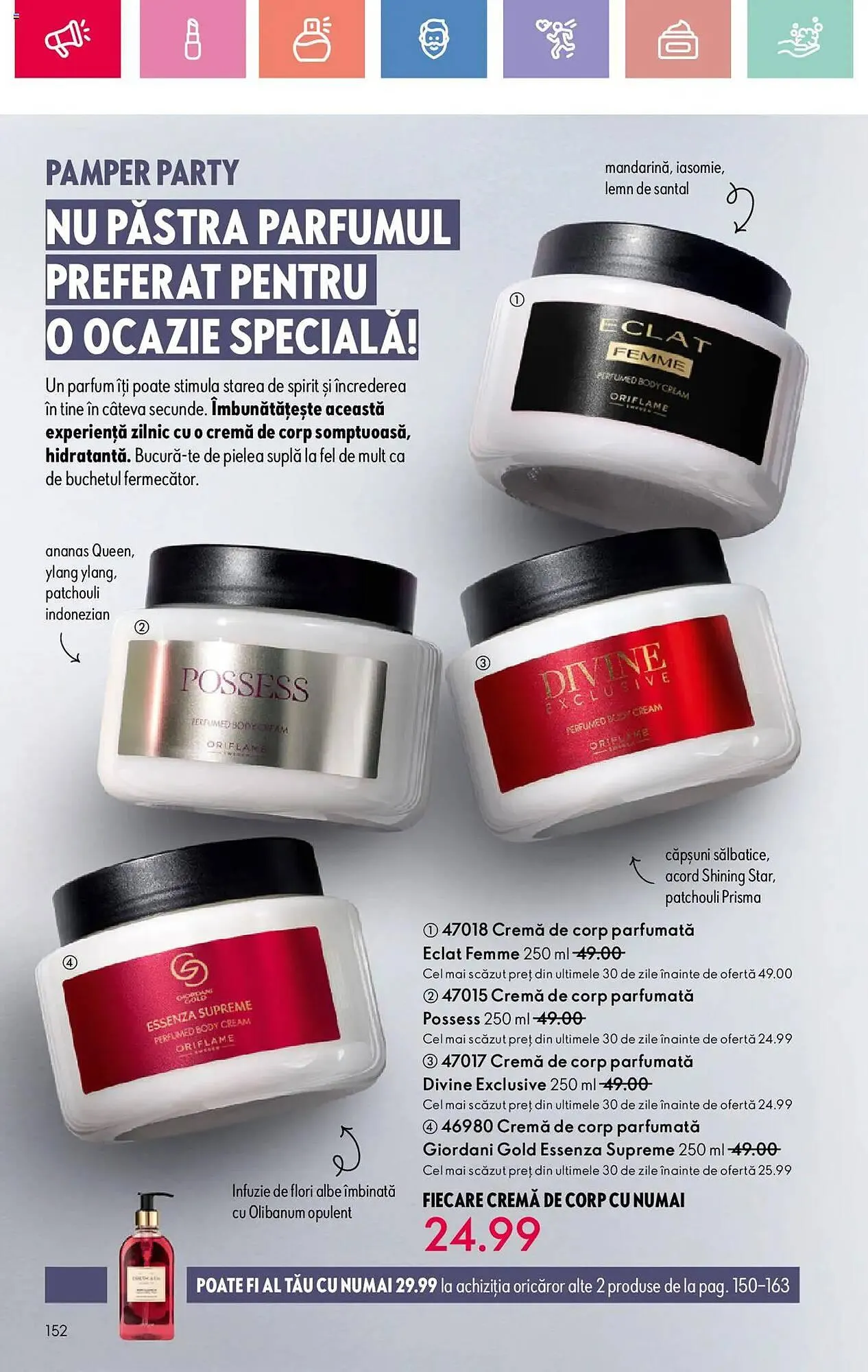 Catalog Catalog Oriflame de la 26 iulie până la 19 august 2025 - Revista Pagina 152