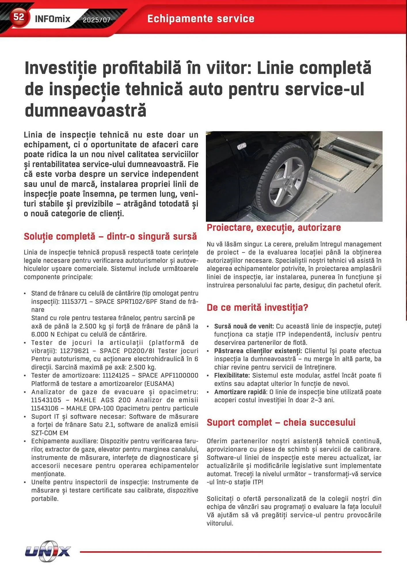 Catalog Catalog UNIX Auto de la 1 iulie până la 31 iulie 2025 - Revista Pagina 52
