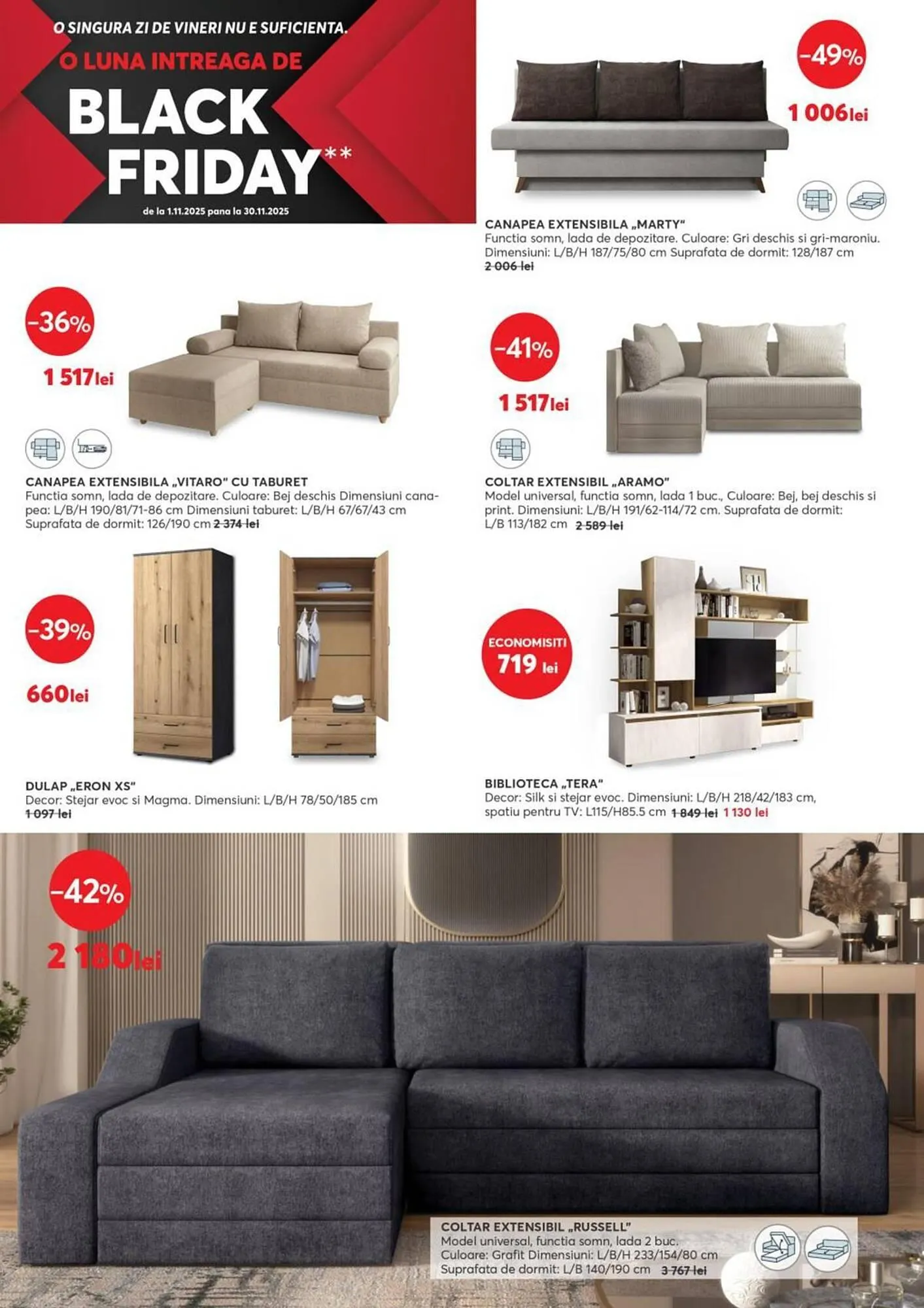 Catalog Catalog Mobila Videnov de la 3 noiembrie până la 30 noiembrie 2025 - Revista Pagina 11