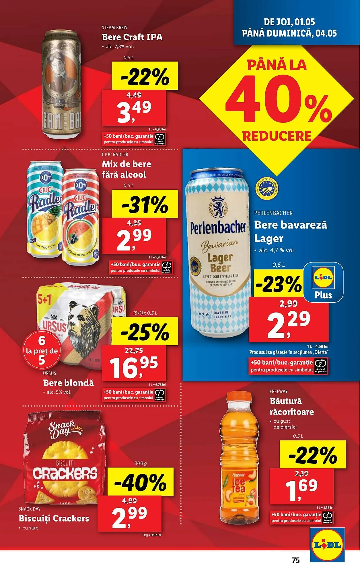 Catalog Catalog Lidl de la 22 aprilie până la 27 aprilie 2025 - Revista Pagina 75