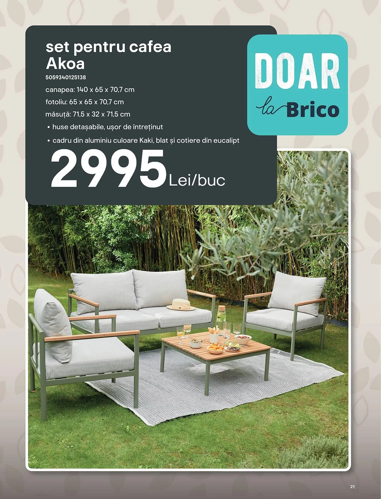 Catalog Catalog Brico Depôt de la 9 mai până la 22 aprilie 2025 - Revista Pagina 21