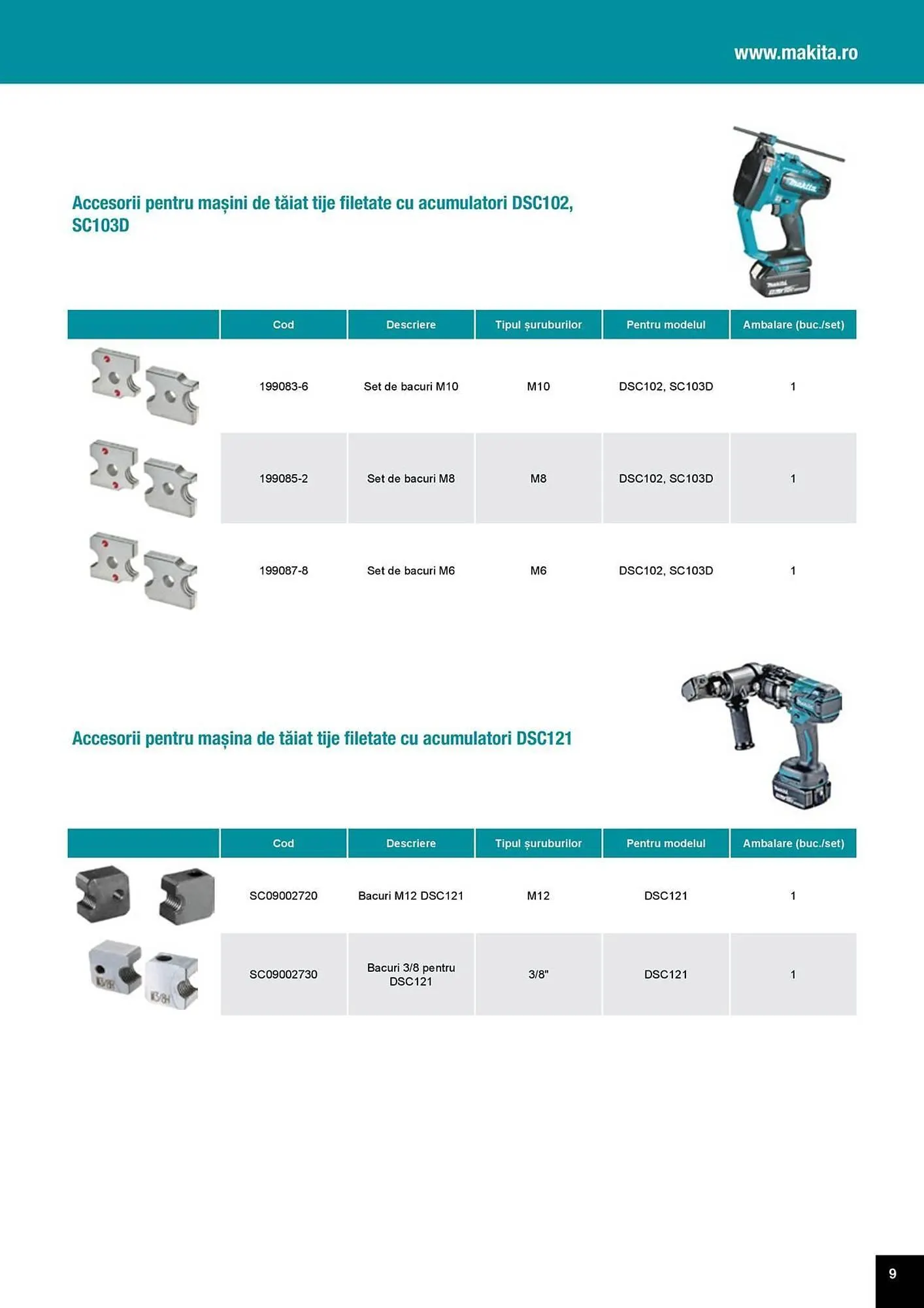 Catalog Catalog Makita de la 1 aprilie până la 31 decembrie 2025 - Revista Pagina 9
