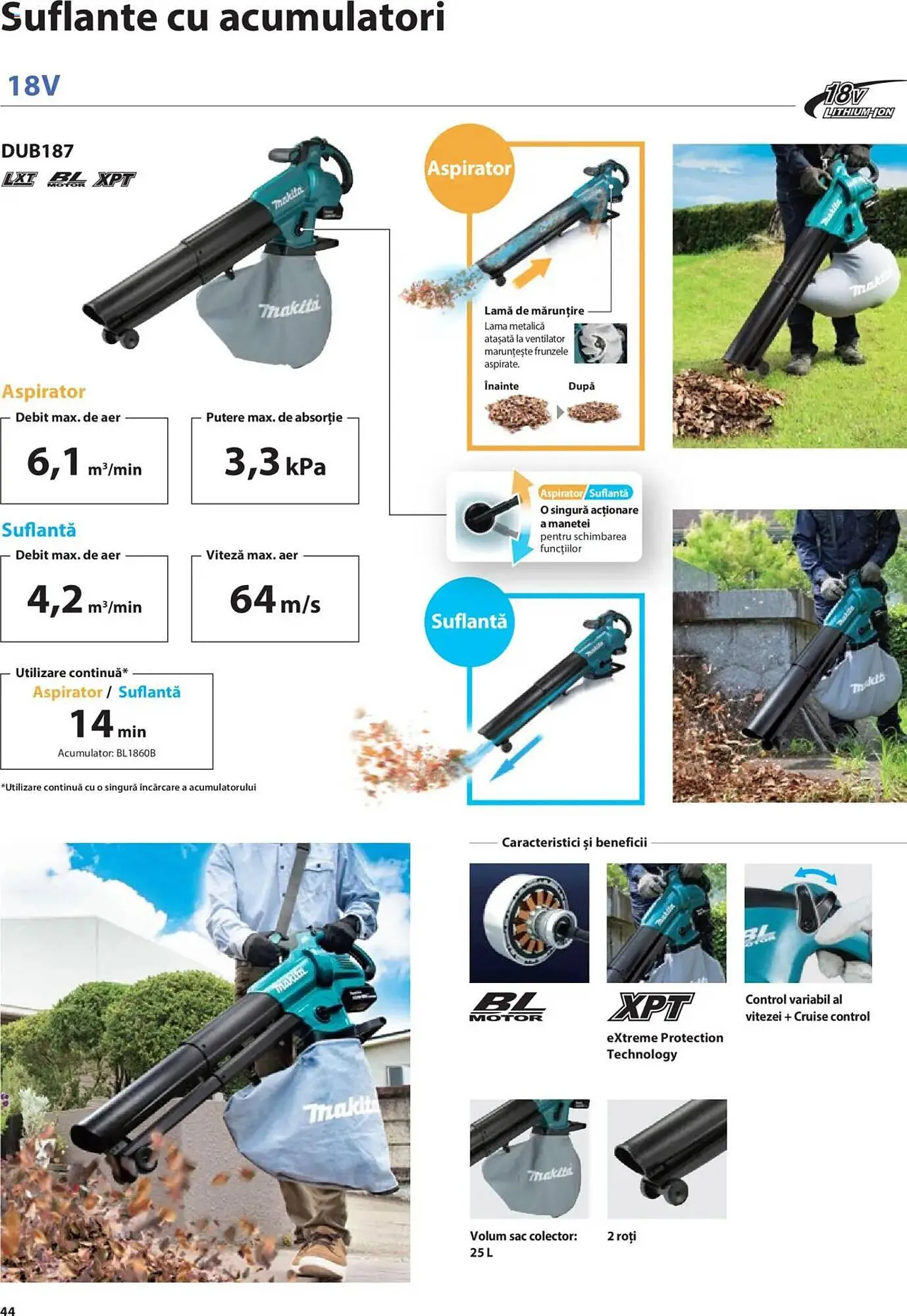 Catalog Catalog Makita de la 8 ianuarie până la 31 decembrie 2025 - Revista Pagina 44