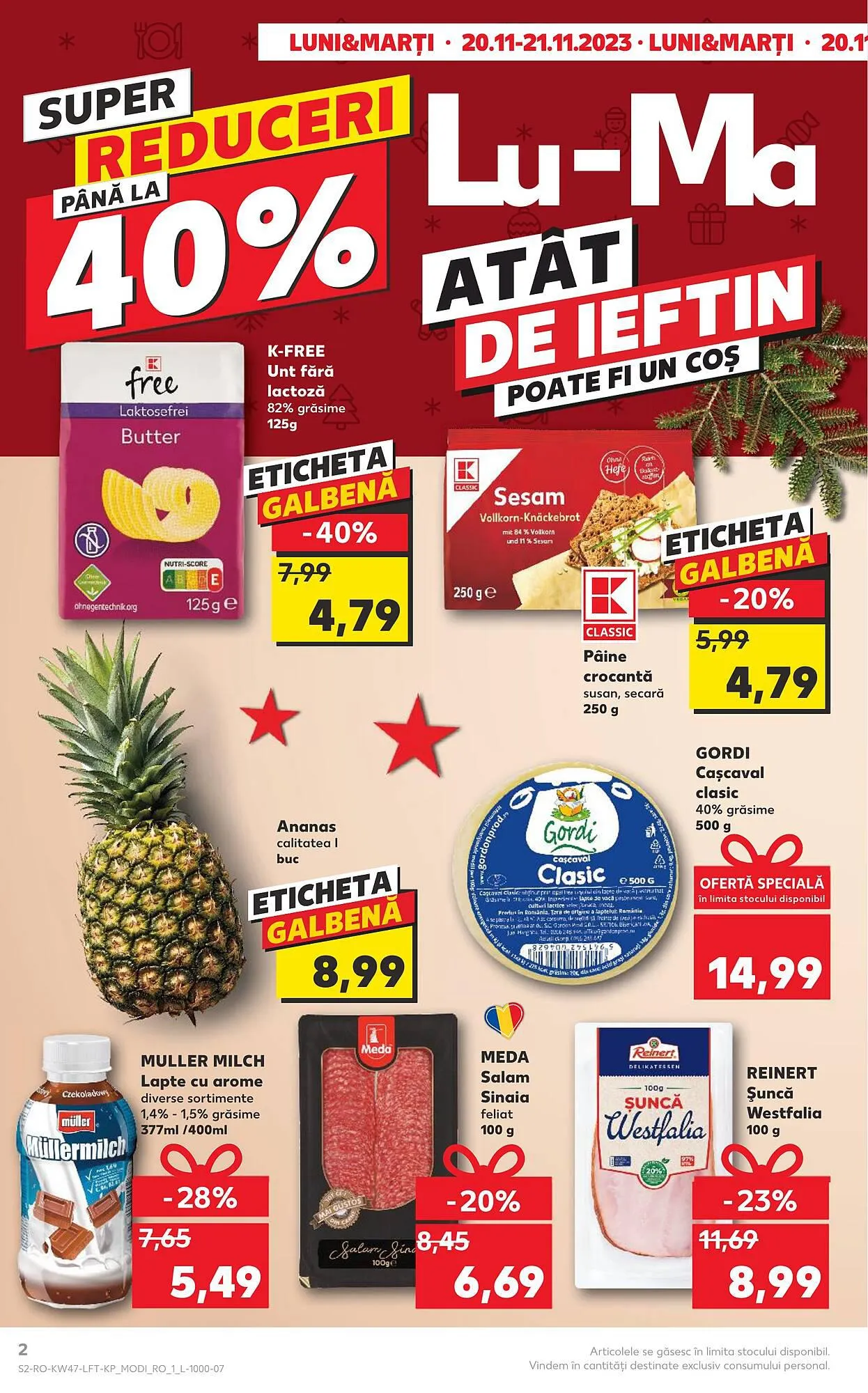 Catalog Kaufland catalog de la 22 noiembrie până la 28 noiembrie 2023 - Revista Pagina 2