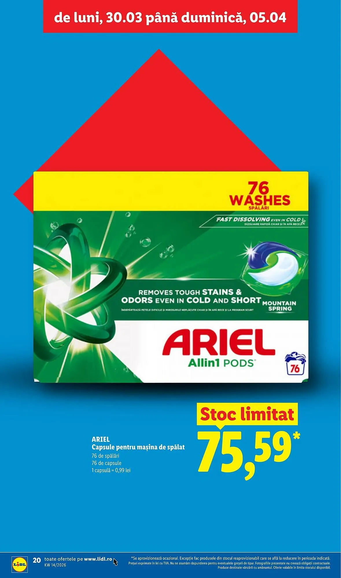 Catalog Catalog Lidl de la 30 martie până la 5 aprilie 2026 - Revista Pagina 20