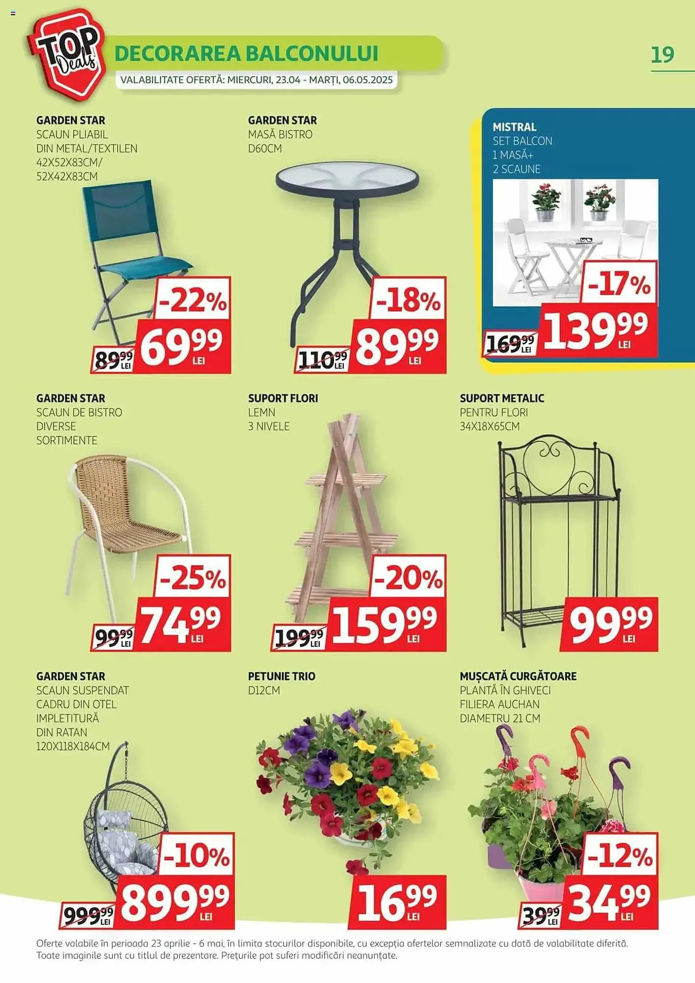 Catalog Catalog Auchan de la 23 aprilie până la 6 mai 2025 - Revista Pagina 19