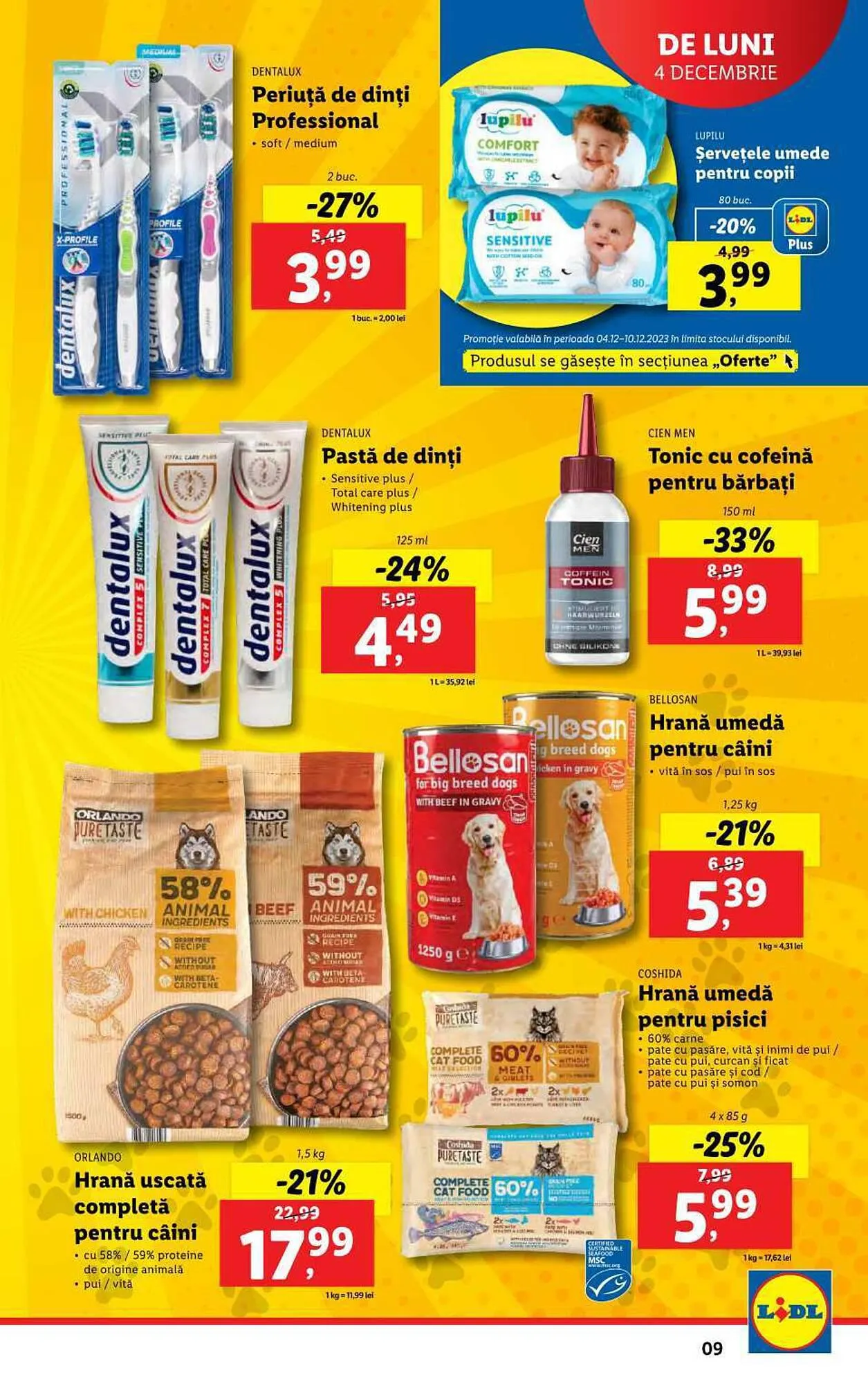 Catalog Lidl catalog de la 4 decembrie până la 10 decembrie 2023 - Revista Pagina 9