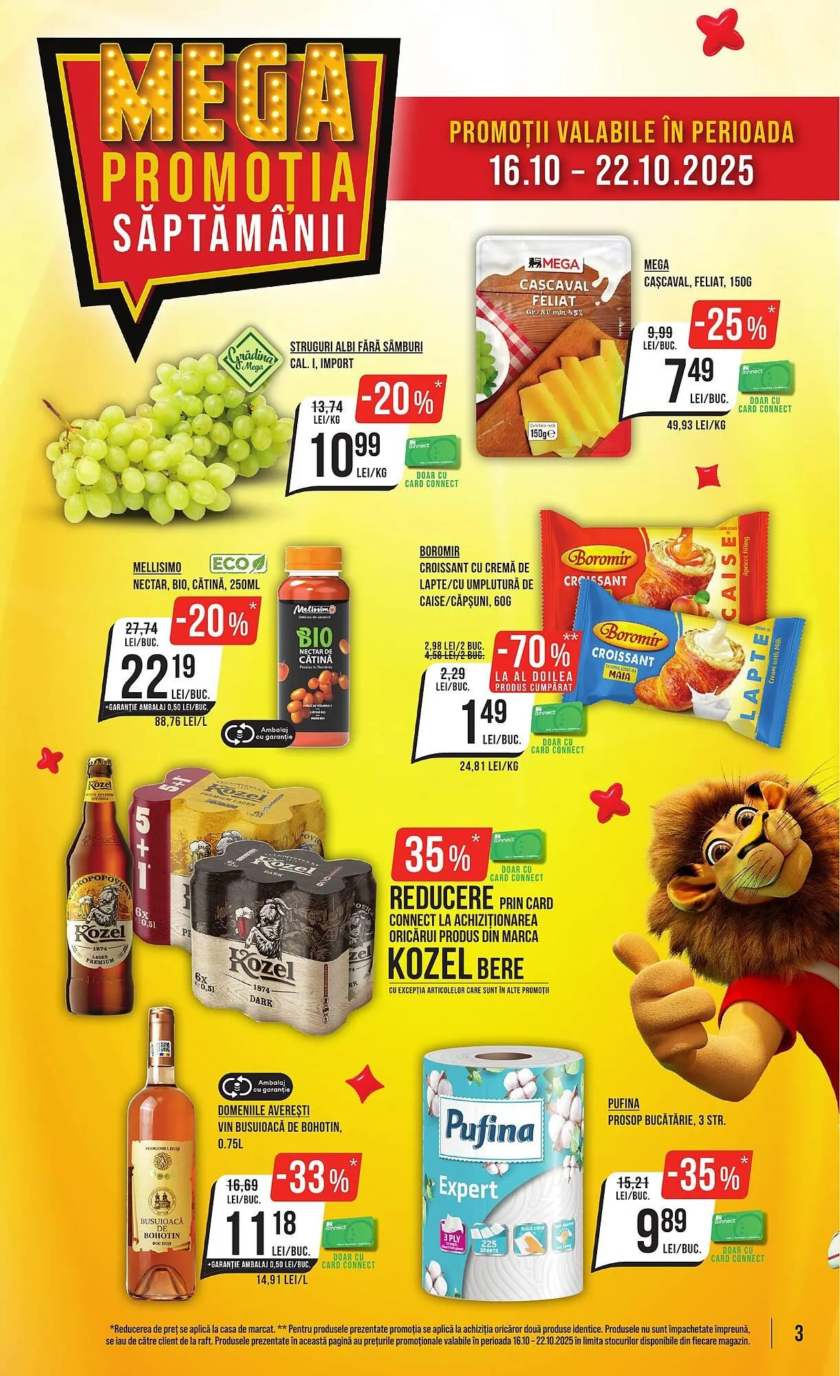 Catalog Catalog Mega Image de la 16 octombrie până la 22 octombrie 2025 - Revista Pagina 3