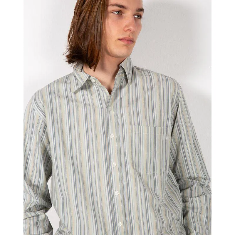 Camasa din bumbac cu buzunar la piept N240333004