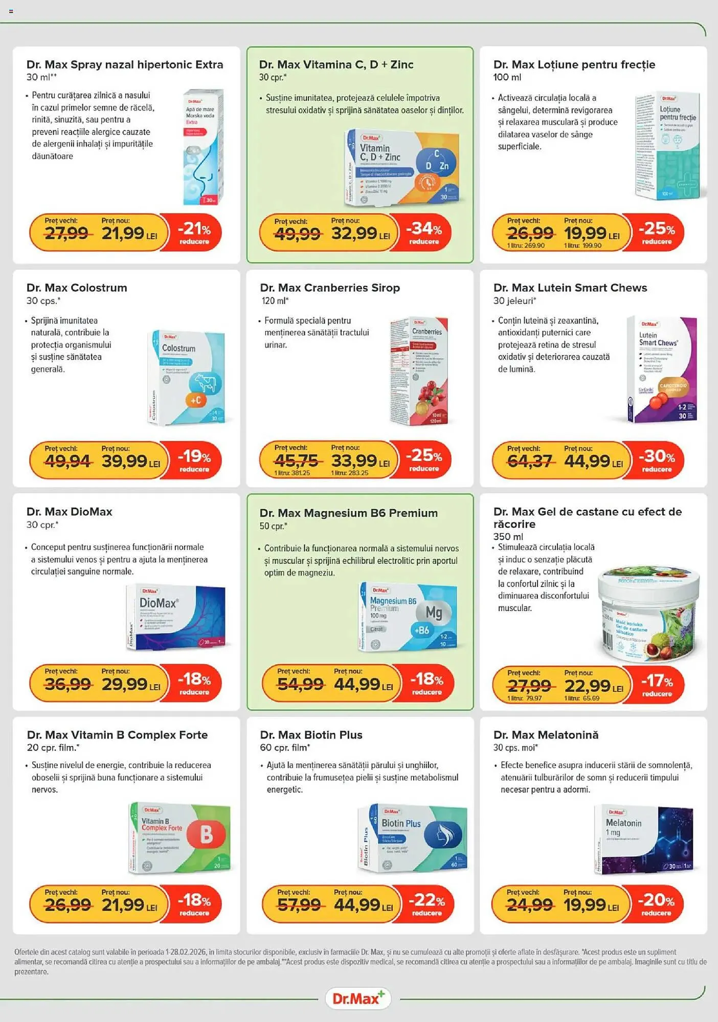 Catalog Catalog Dr.Max de la 31 ianuarie până la 28 februarie 2026 - Revista Pagina 3