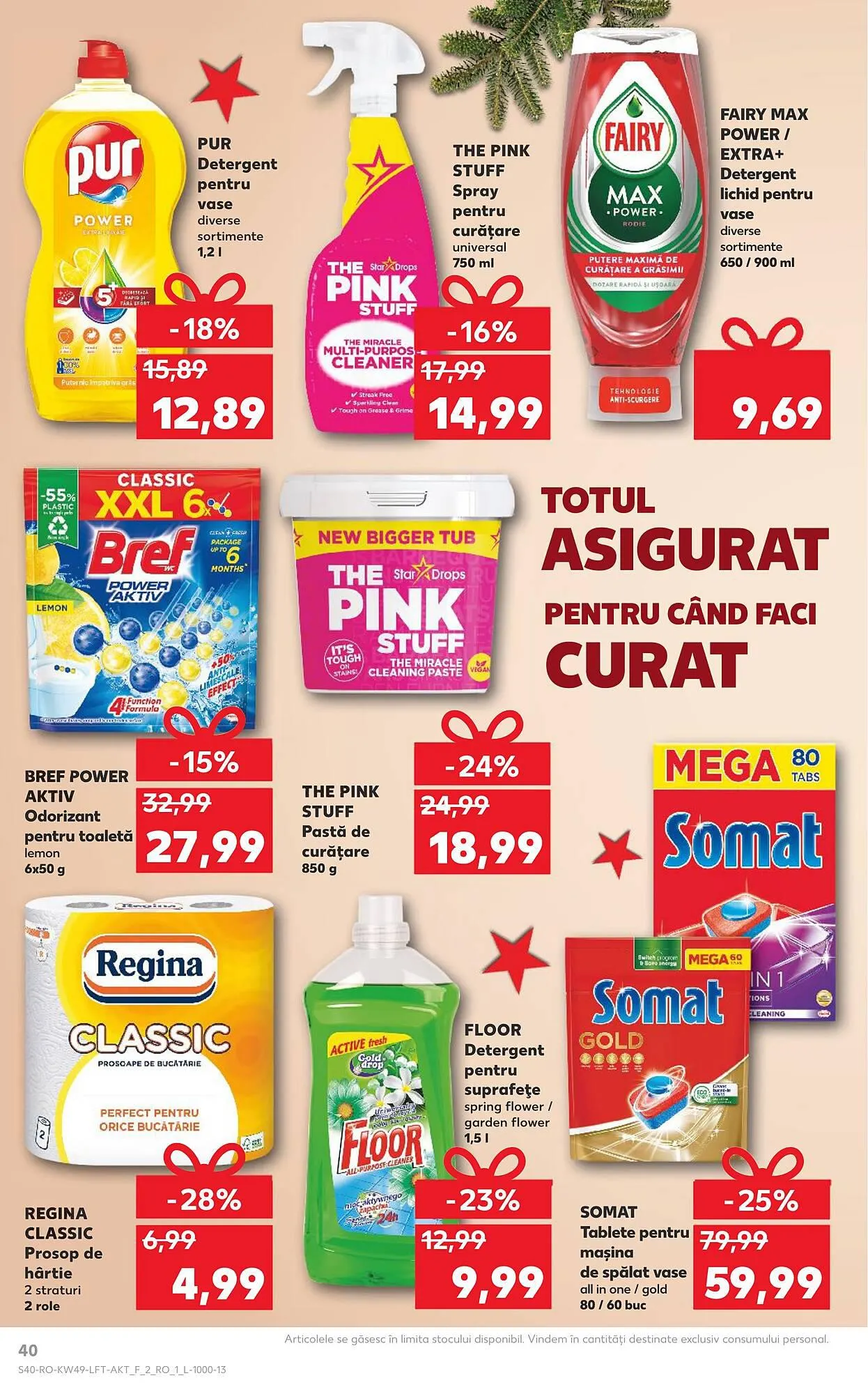 Catalog Kaufland catalog de la 6 decembrie până la 12 decembrie 2023 - Revista Pagina 40