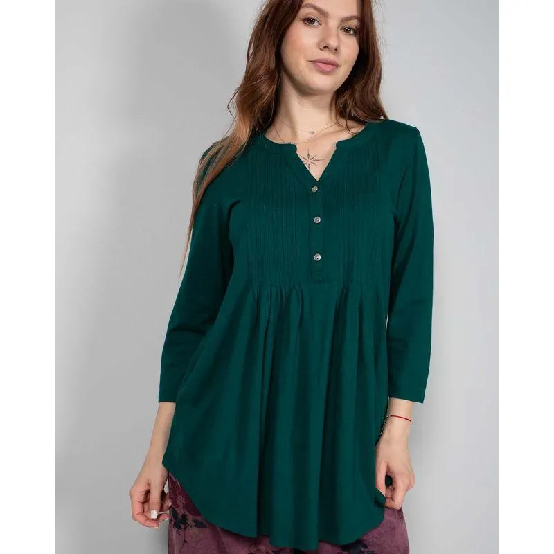 Bluza casual cu maneca trei sferturi N240157072