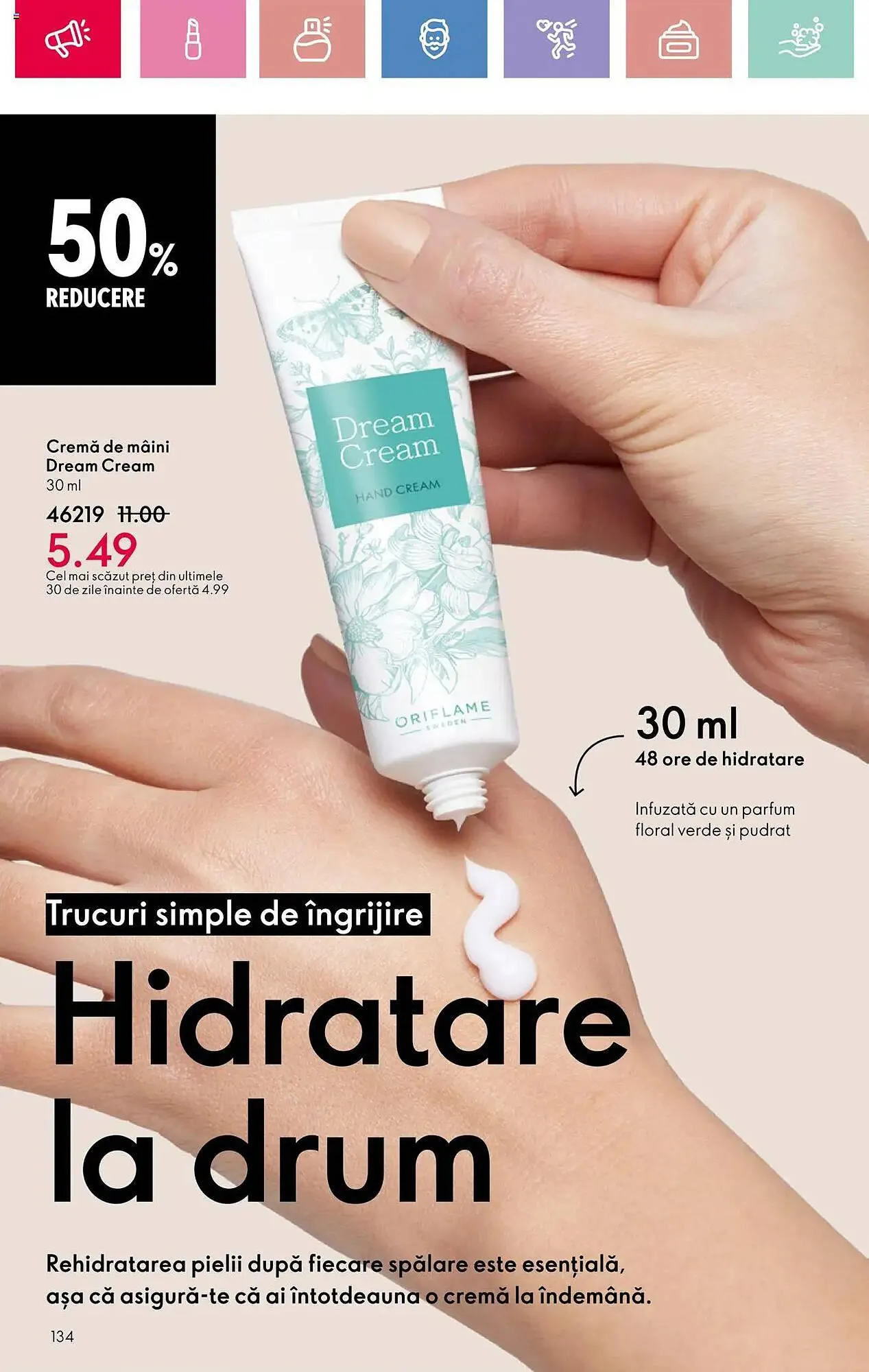 Catalog Catalog Oriflame de la 23 martie până la 12 aprilie 2025 - Revista Pagina 134