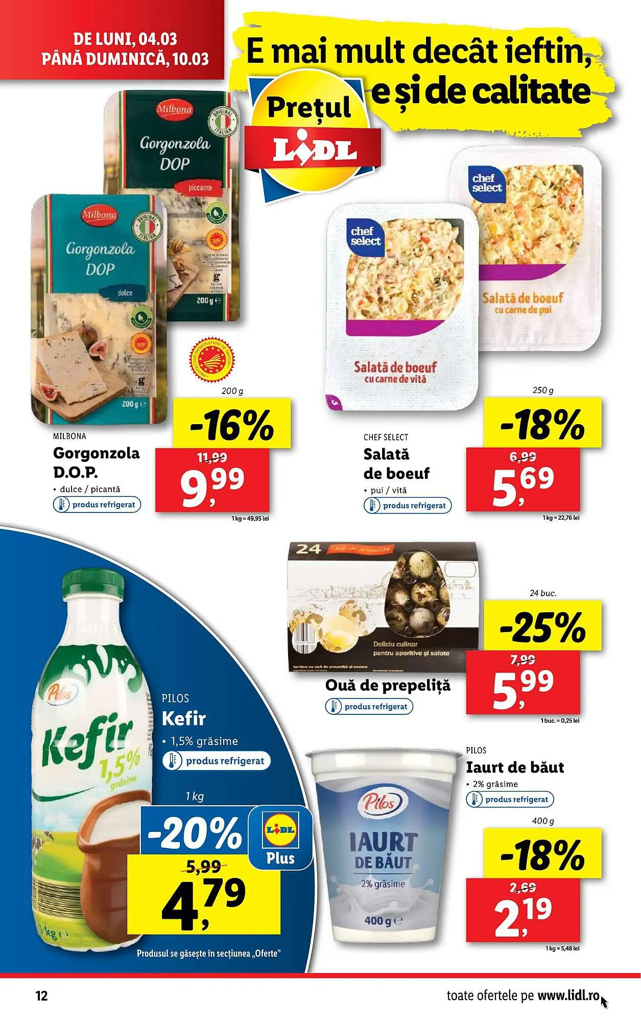 Catalog Lidl catalog de la 4 martie până la 10 martie 2024 - Revista Pagina 12