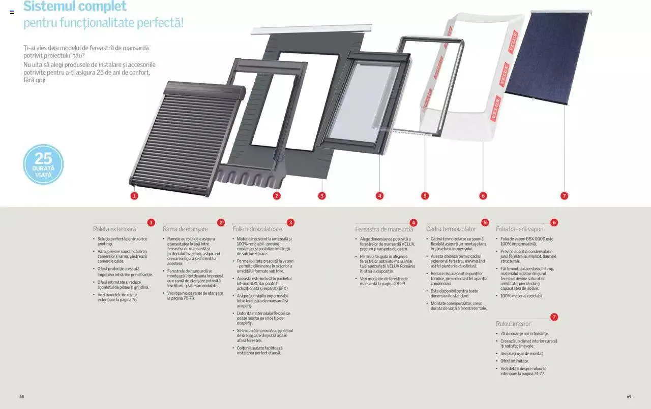 Catalog Velux catalog - Soluții VELUX pentru o mansardă inspirată 2022 de la 1 martie până la 31 decembrie 2023 - Revista Pagina 35