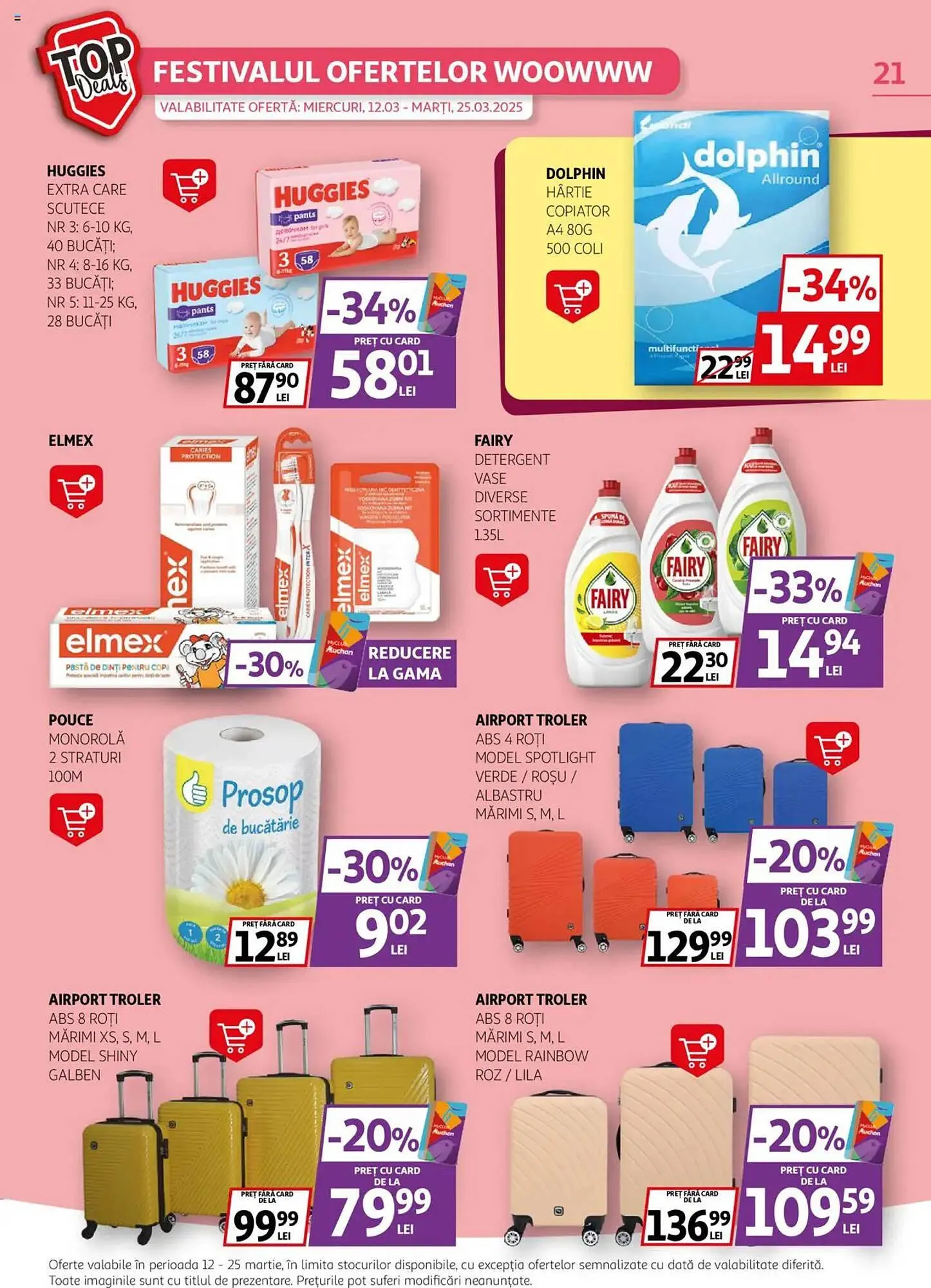 Catalog Catalog Auchan de la 12 martie până la 25 martie 2025 - Revista Pagina 21