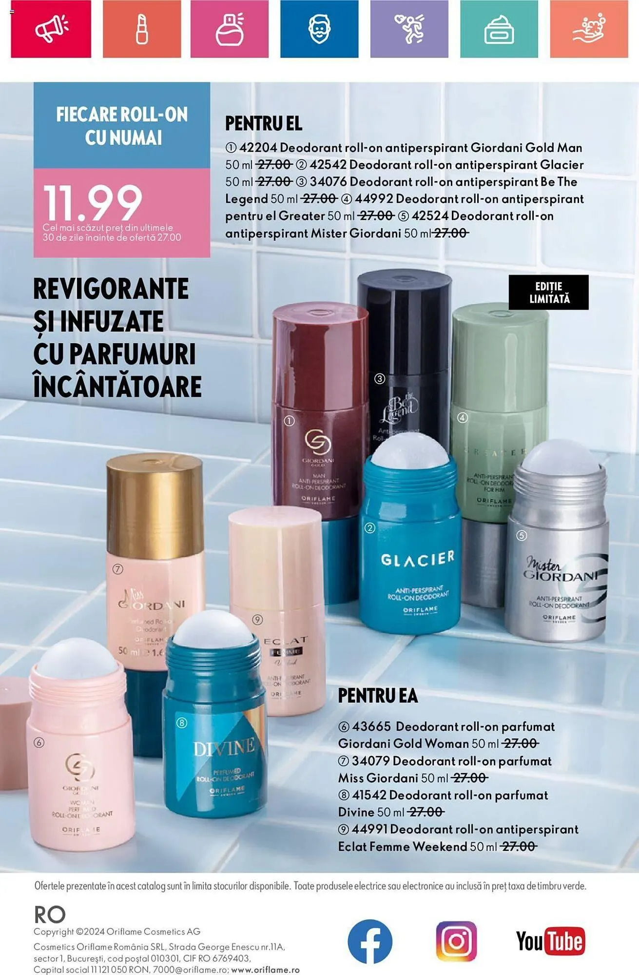 Catalog Oriflame catalog de la 28 mai până la 17 iunie 2024 - Revista Pagina 332