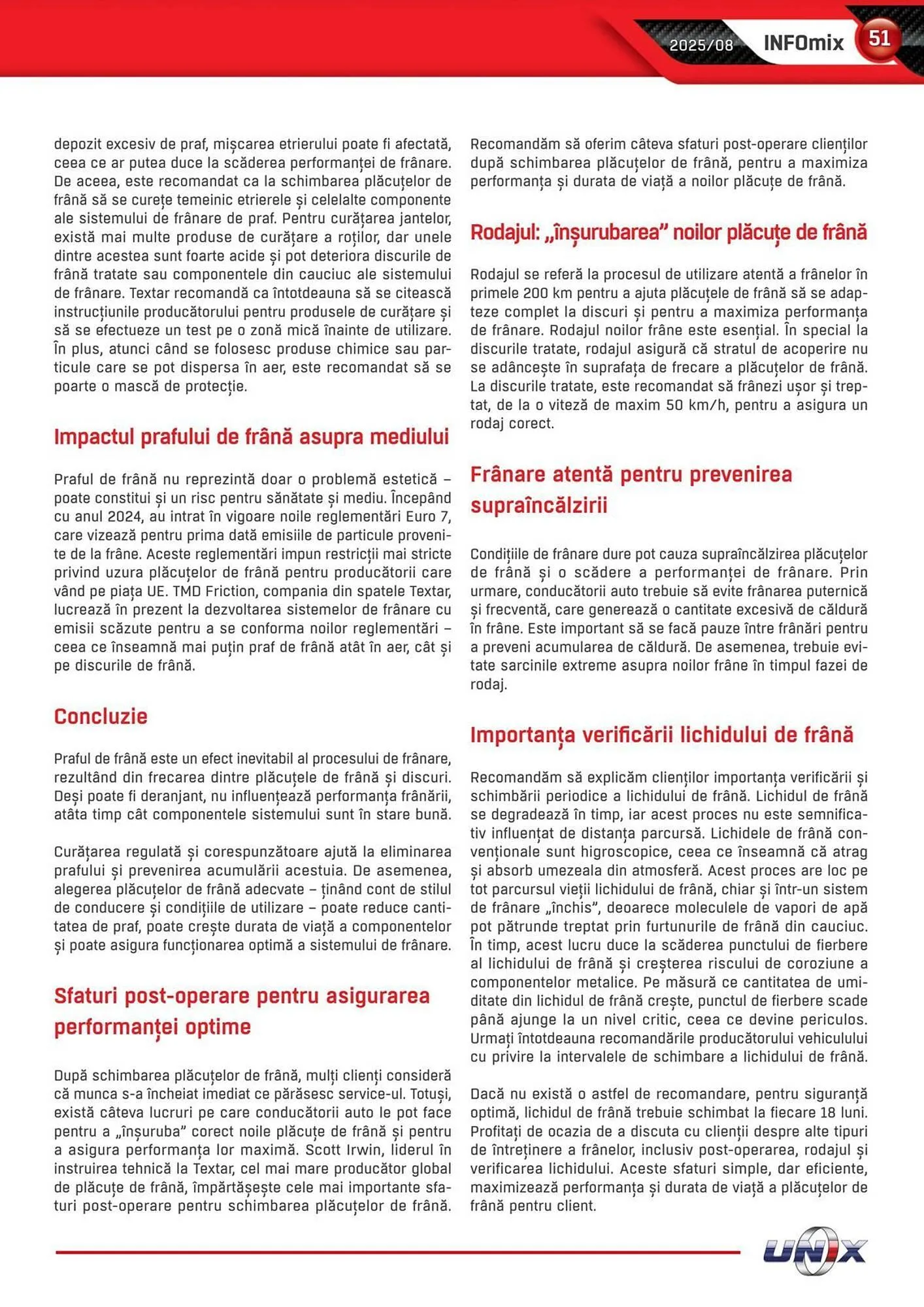 Catalog Catalog UNIX Auto de la 4 august până la 31 august 2025 - Revista Pagina 51