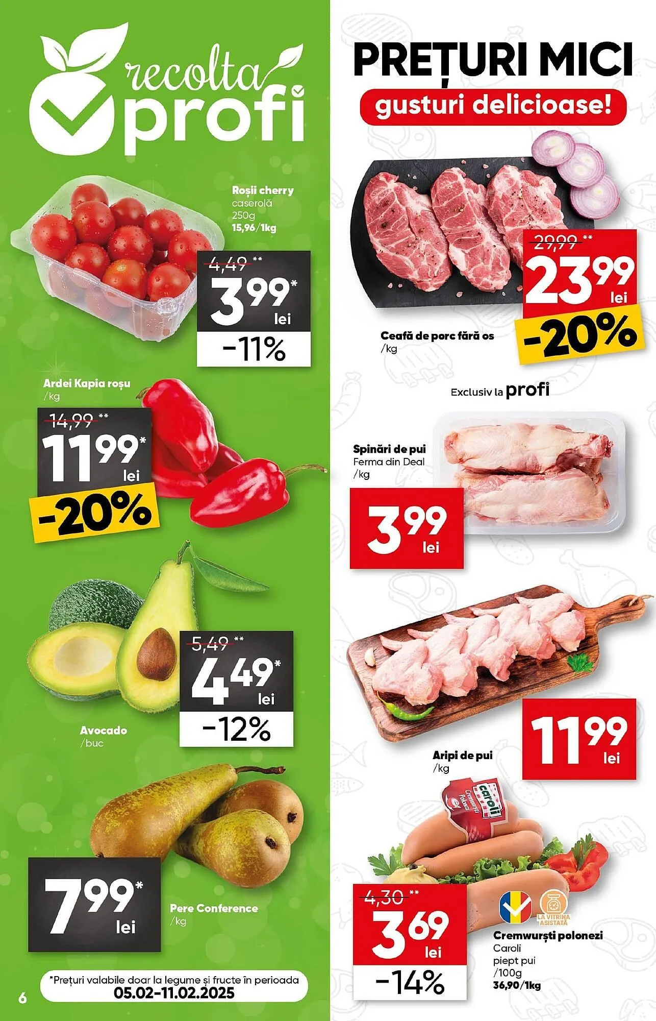 Catalog Catalog PROFI de la 5 februarie până la 18 februarie 2025 - Revista Pagina 6