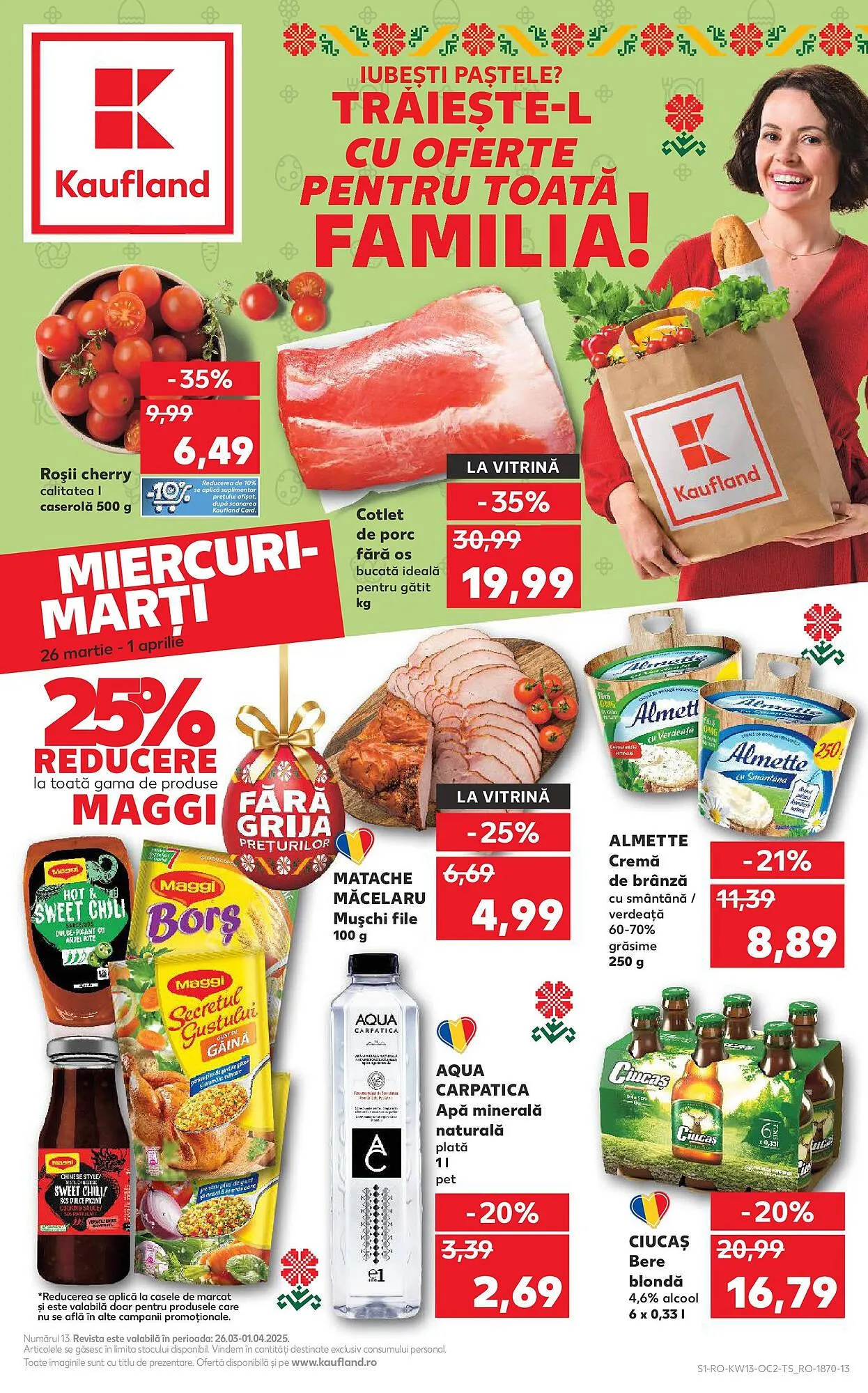 Catalog Catalog Kaufland de la 26 martie până la 1 aprilie 2025 - Revista Pagina 1