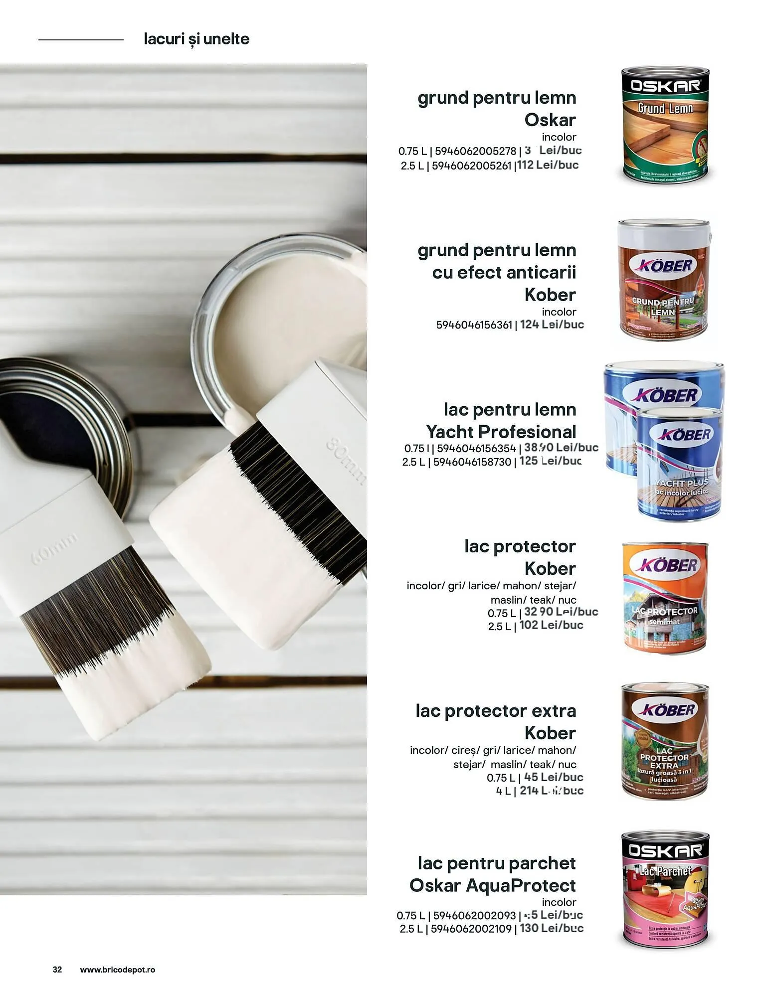Catalog Catalog Brico Depôt de la 13 iunie până la 7 februarie 2026 - Revista Pagina 32