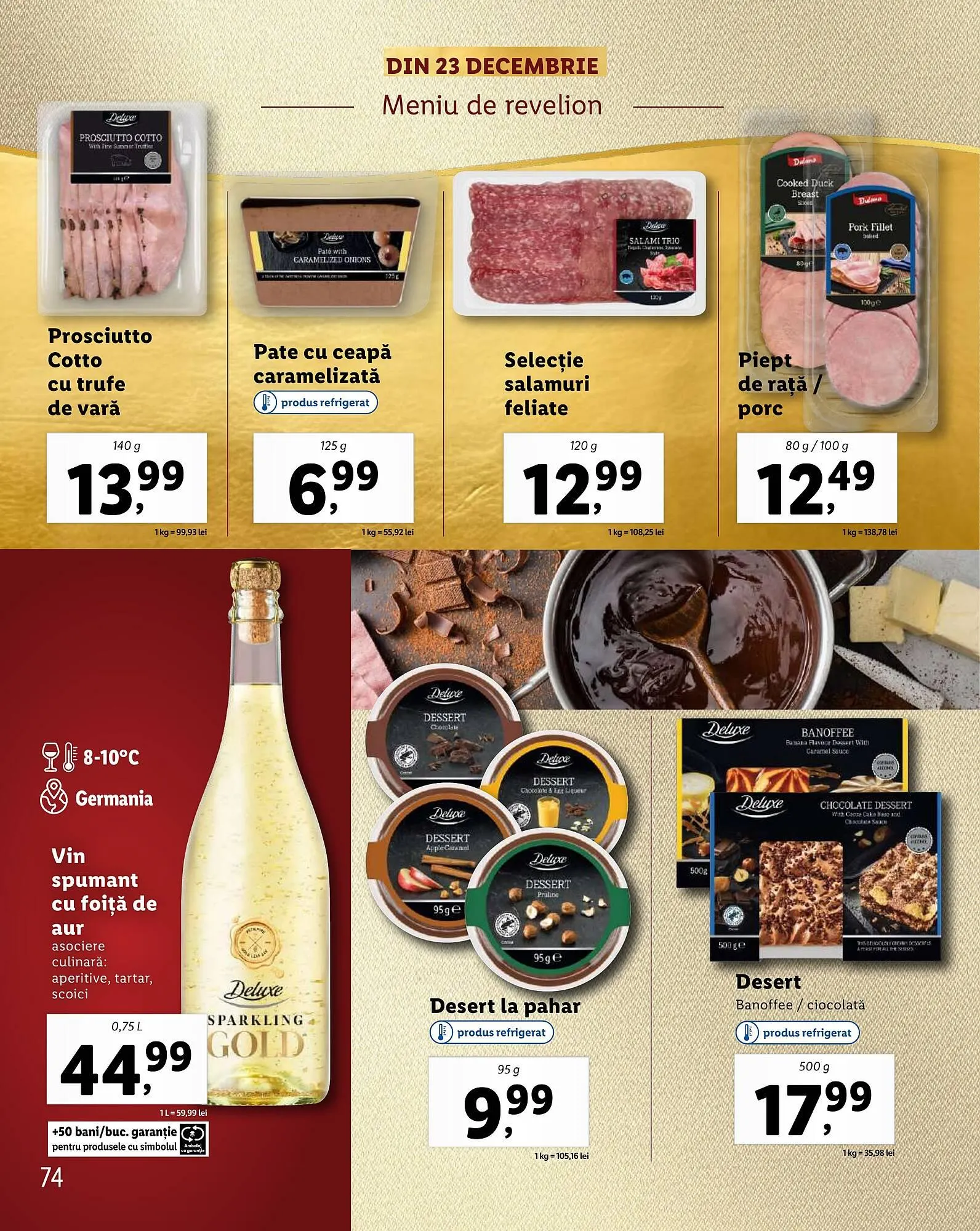 Catalog Catalog Lidl de la 28 octombrie până la 31 decembrie 2024 - Revista Pagina 74