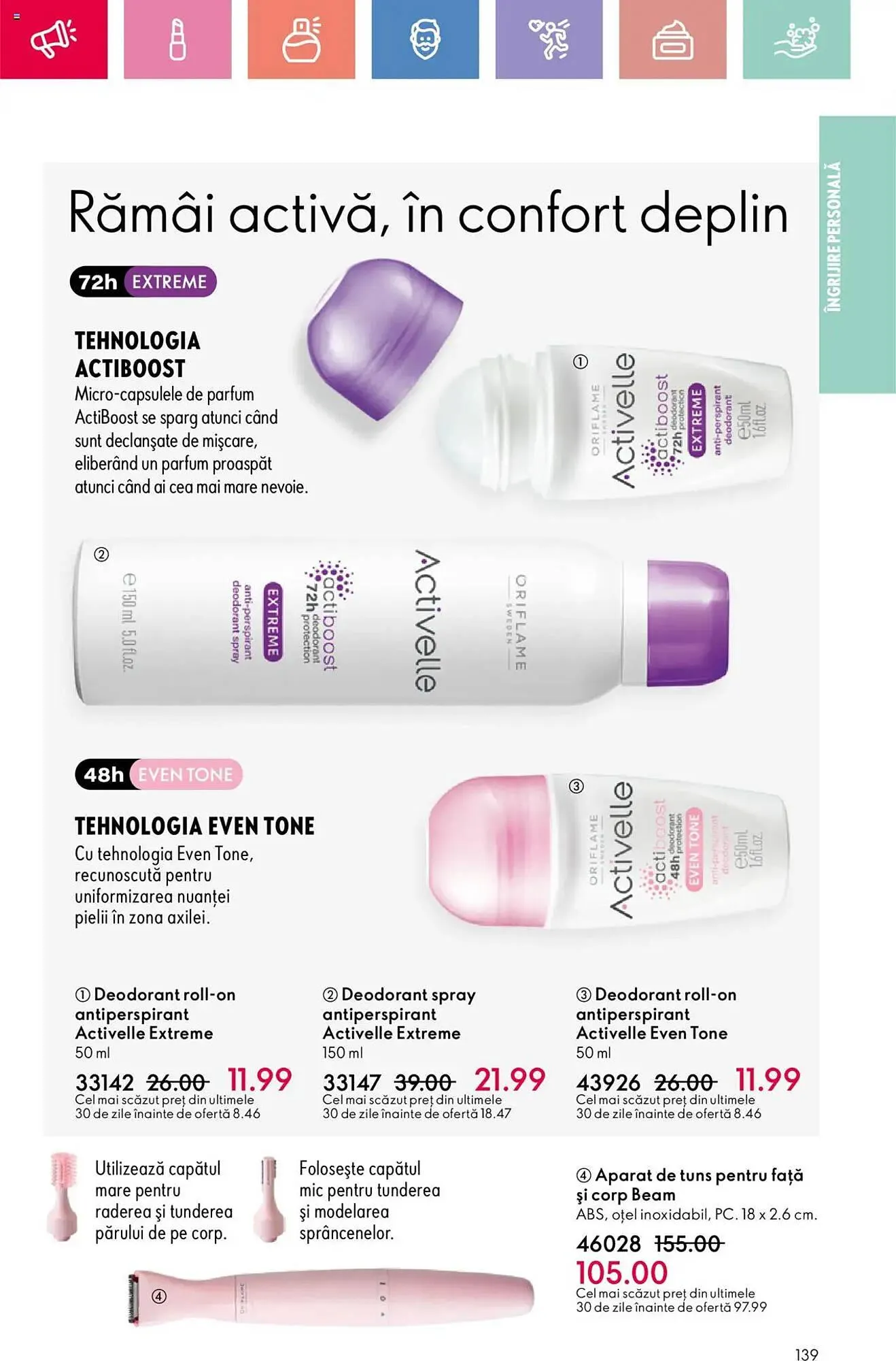 Catalog Catalog Oriflame de la 25 mai până la 14 iunie 2025 - Revista Pagina 139