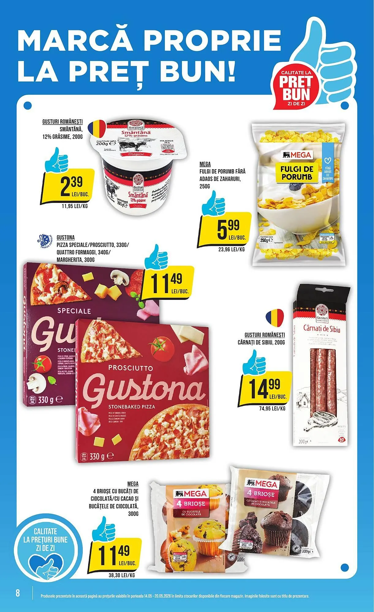 Catalog Catalog Mega Image de la 14 mai până la 20 mai 2026 - Revista Pagina 8