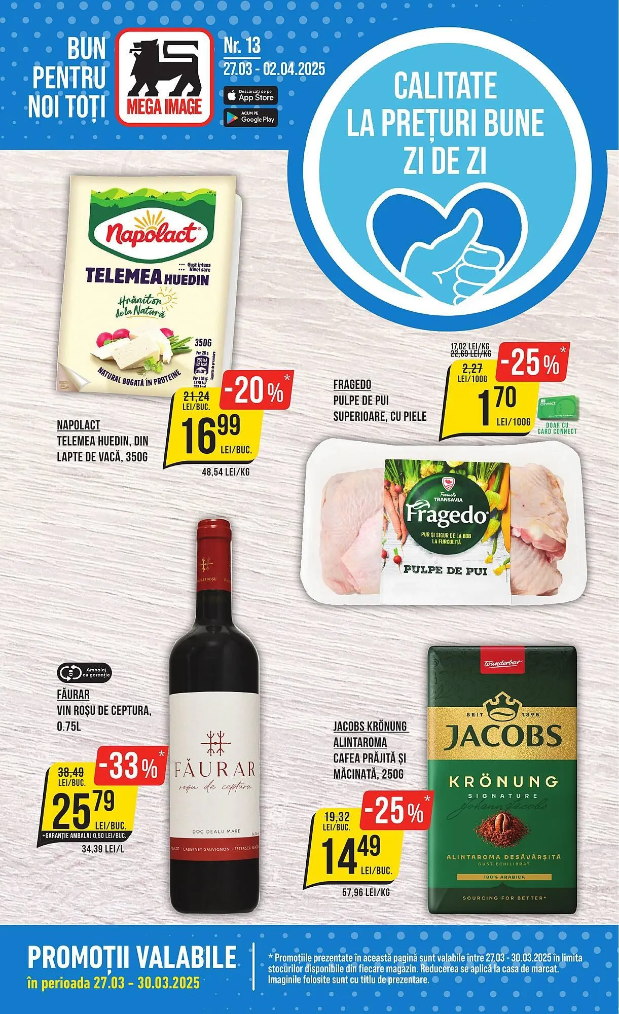 Catalog Catalog Mega Image de la 27 martie până la 2 aprilie 2025 - Revista Pagina 1