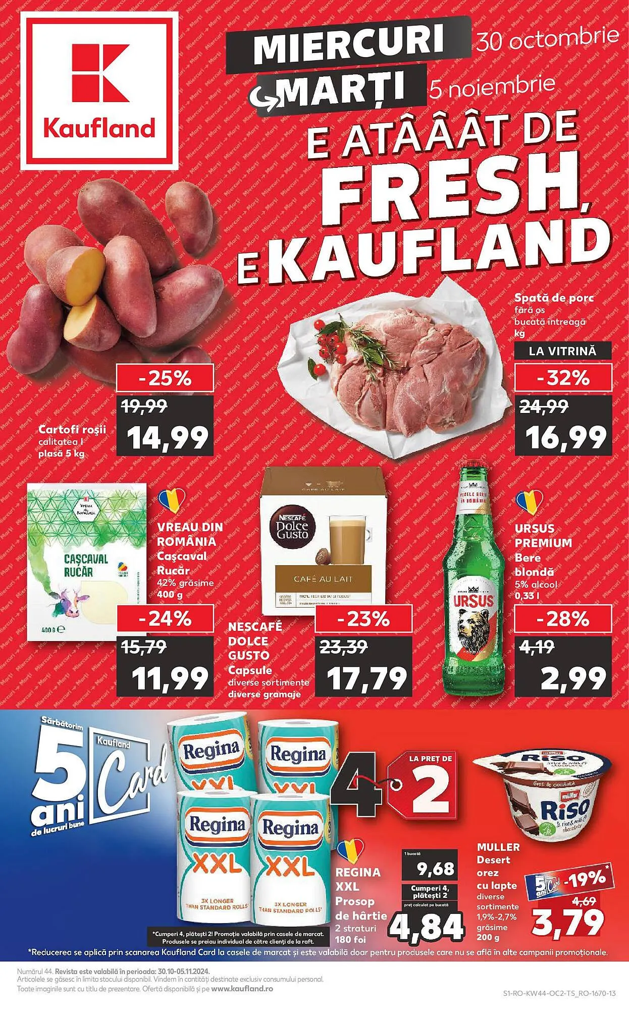Catalog Catalog Kaufland de la 29 octombrie până la 3 noiembrie 2024 - Revista Pagina 1