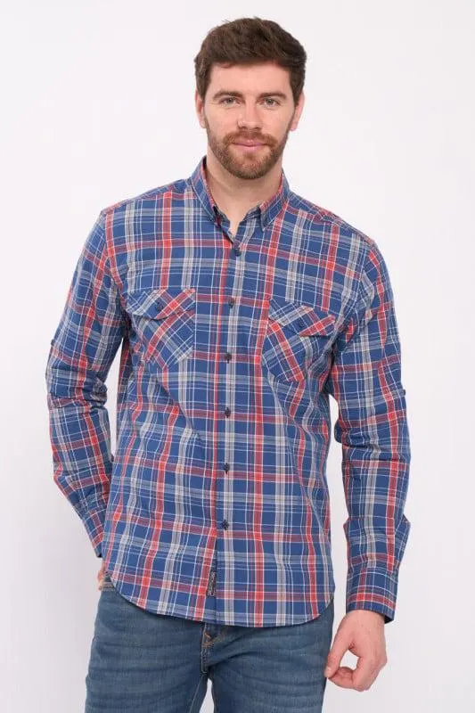 Lee Cooper - Camasa regular barbat maneca lunga cu buzunare