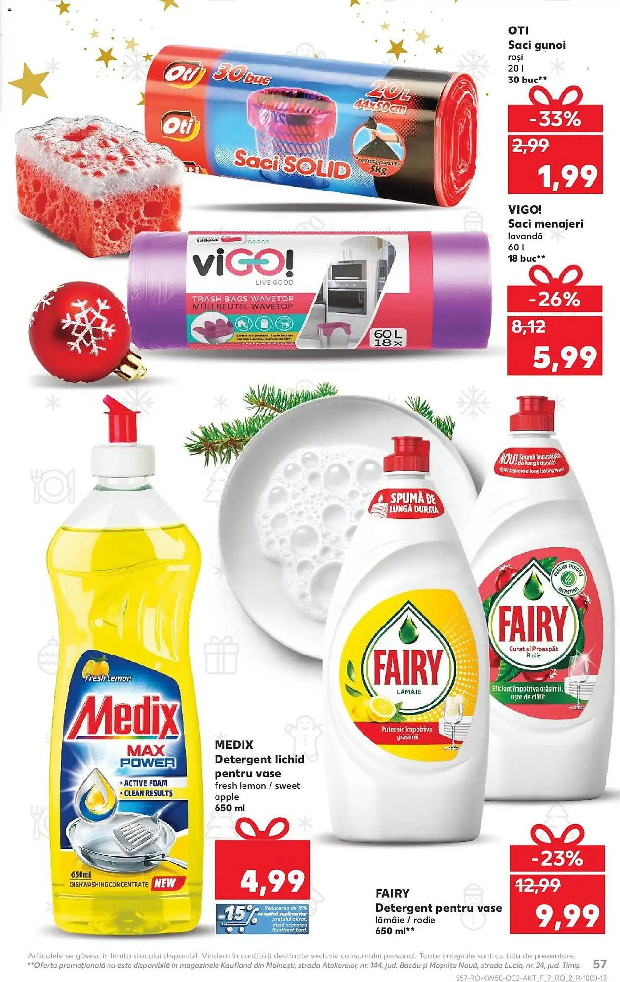 Catalog Catalog Kaufland de la 10 decembrie până la 16 decembrie 2025 - Revista Pagina 57