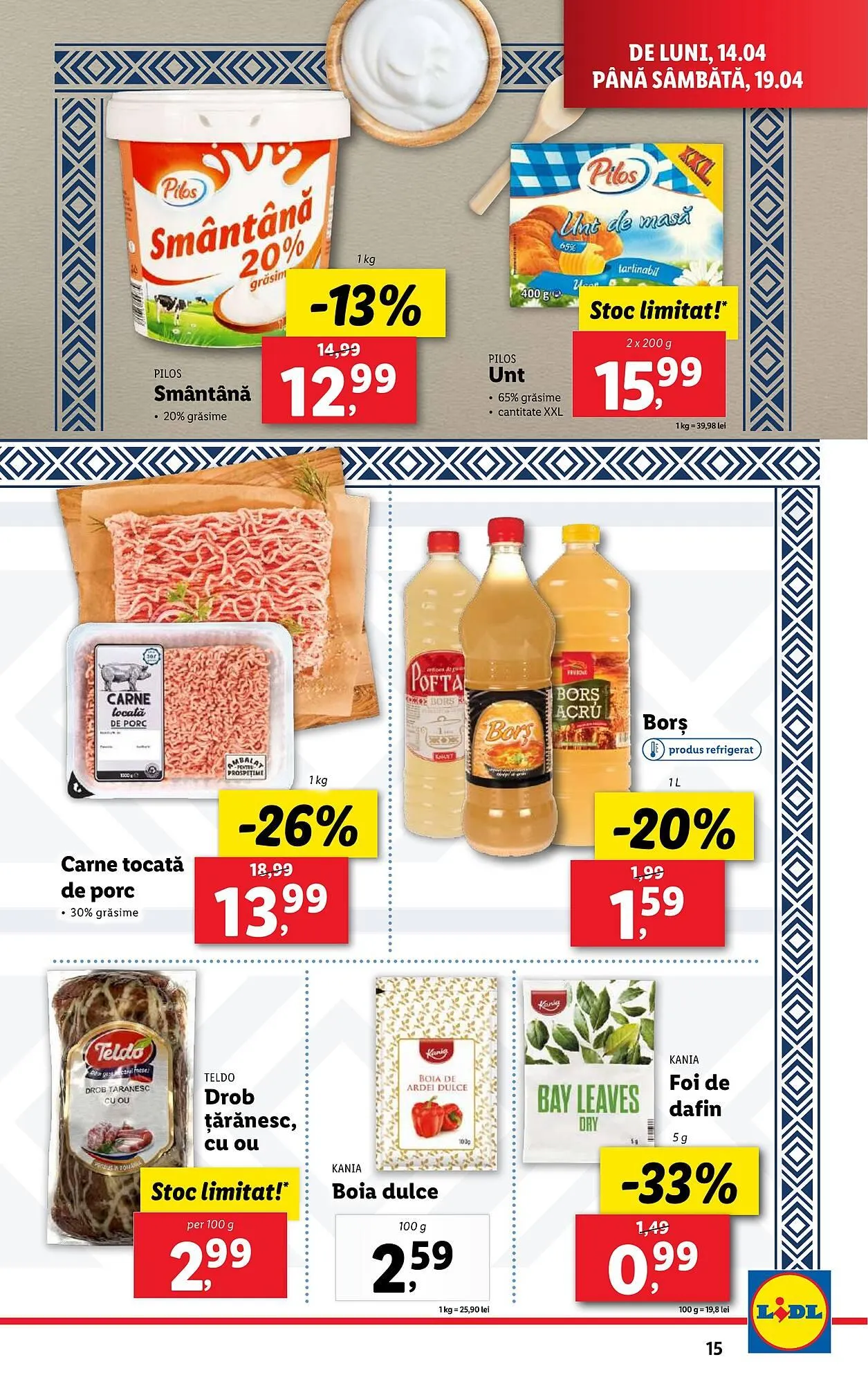 Catalog Catalog Lidl de la 14 aprilie până la 19 aprilie 2025 - Revista Pagina 15