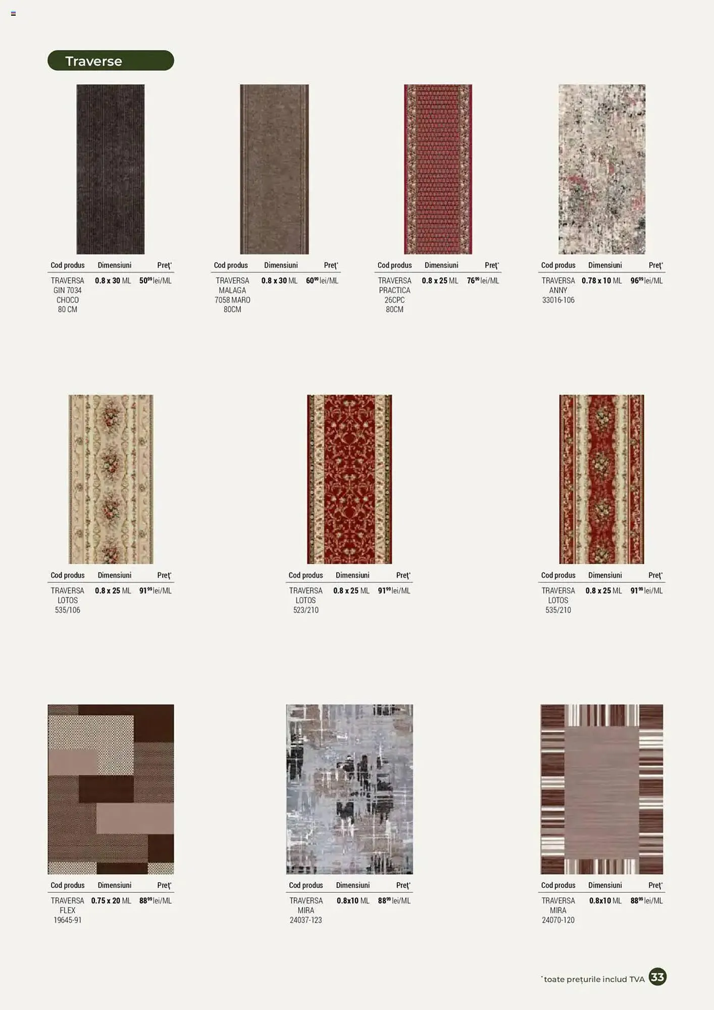 Catalog Catalog Proges de la 6 octombrie până la 30 noiembrie 2026 - Revista Pagina 33