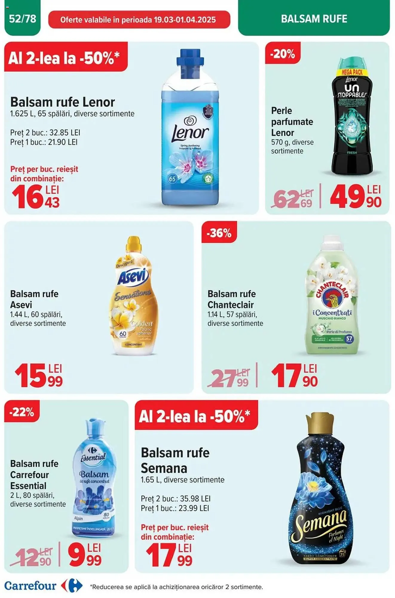 Catalog Catalog Carrefour de la 26 martie până la 1 aprilie 2025 - Revista Pagina 53