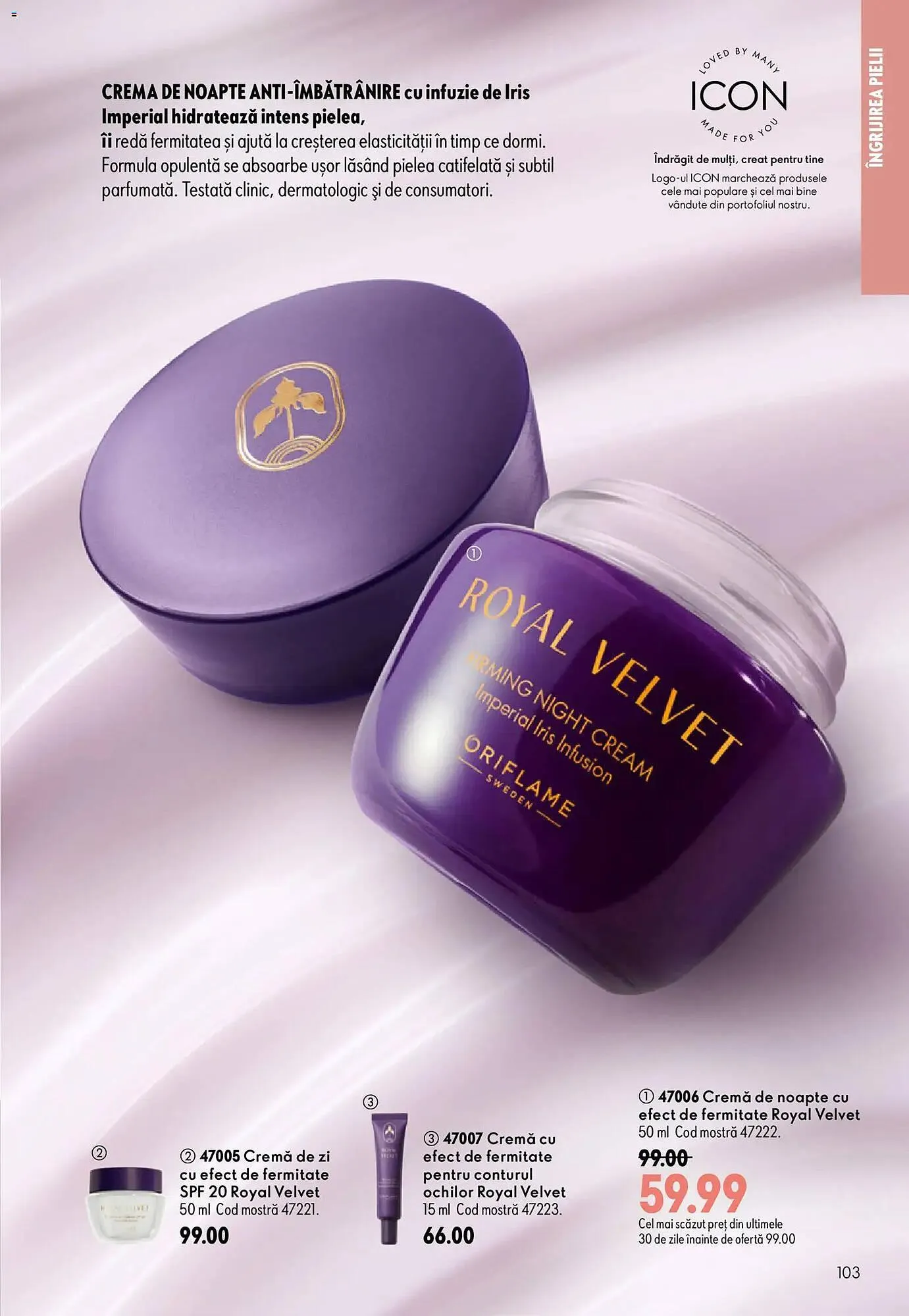 Catalog Catalog Oriflame de la 17 iunie până la 7 iulie 2026 - Revista Pagina 103