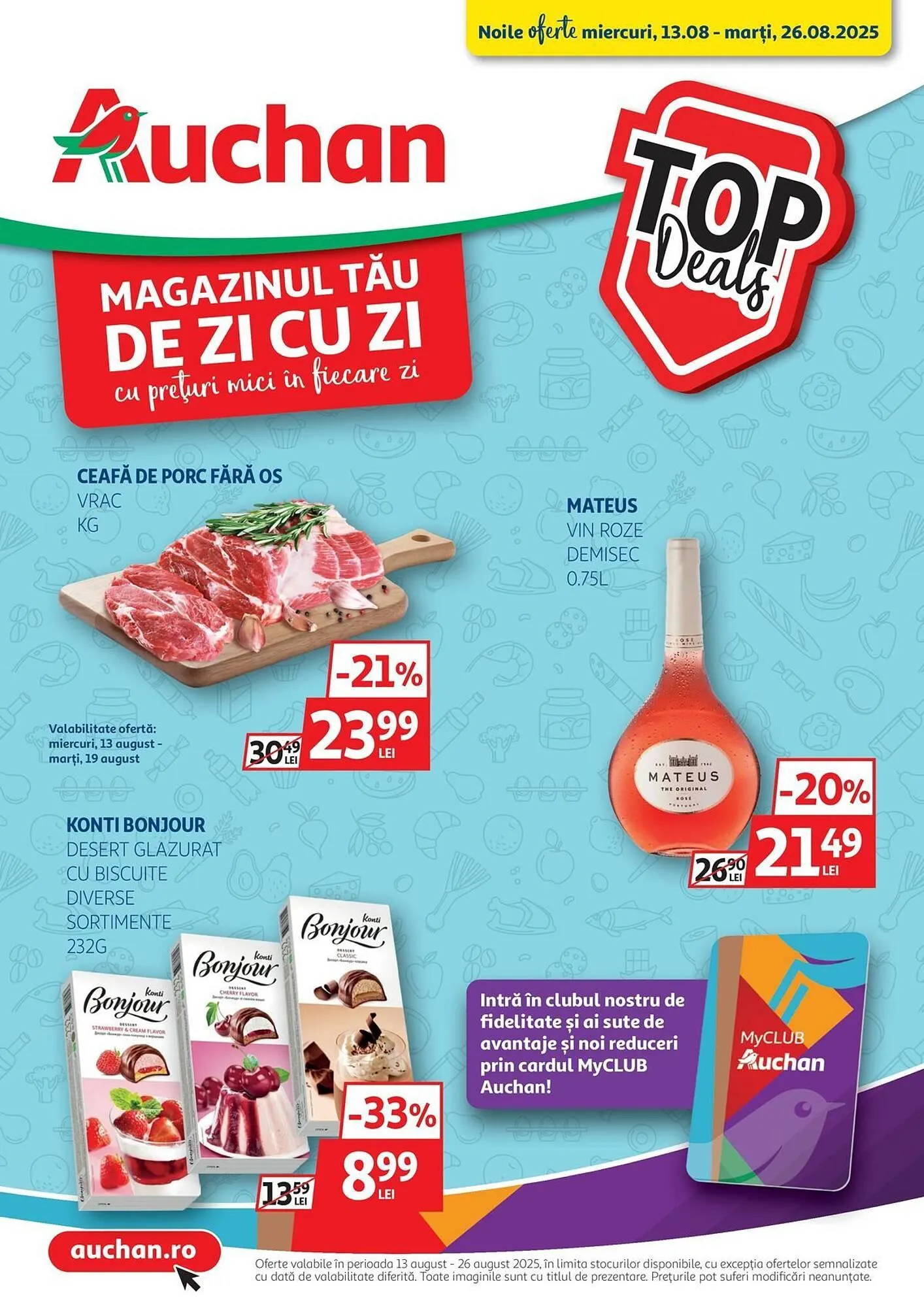 Catalog Catalog Auchan de la 13 august până la 26 august 2025 - Revista Pagina 1