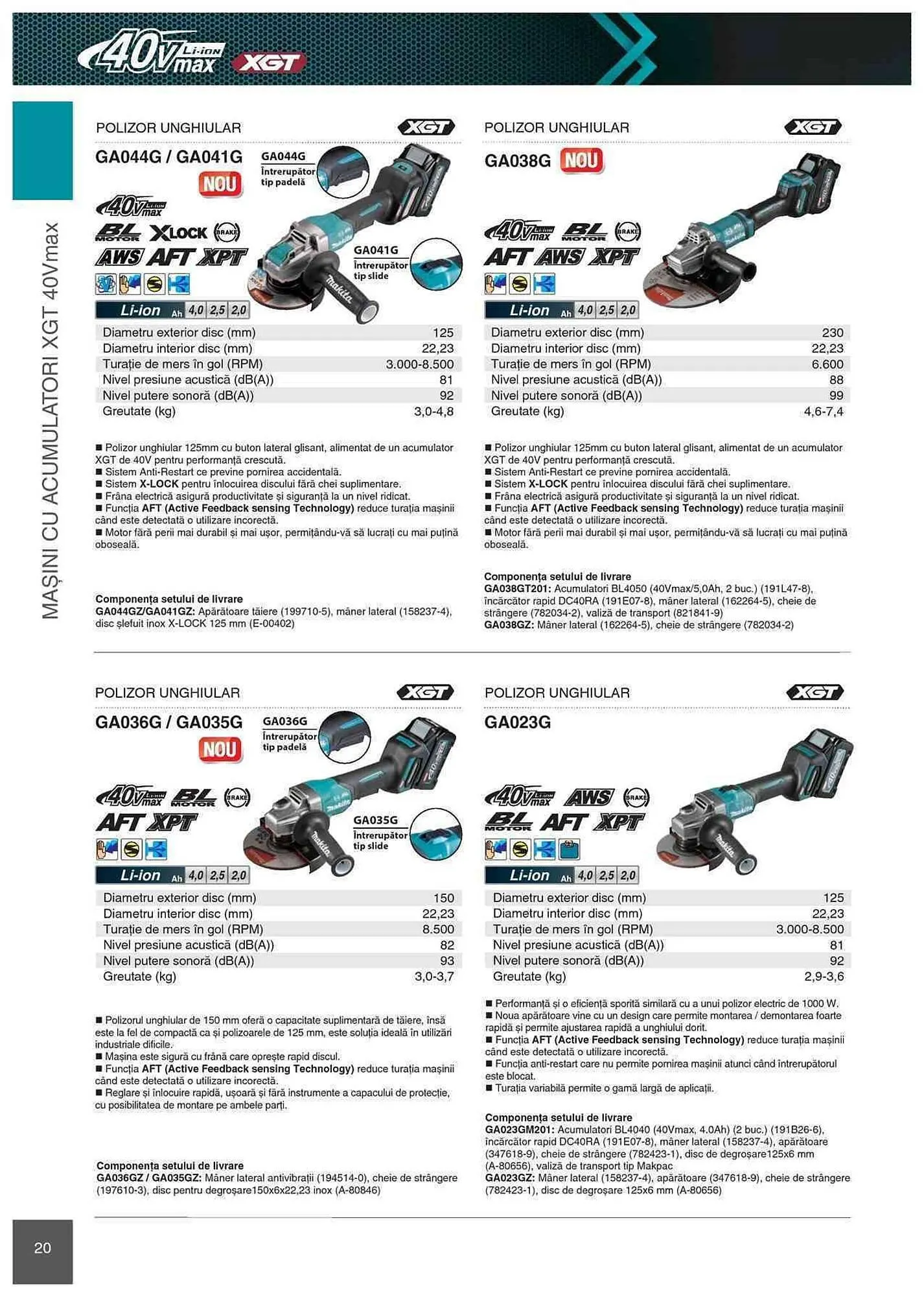 Catalog Makita catalog de la 1 ianuarie până la 31 decembrie 2023 - Revista Pagina 20
