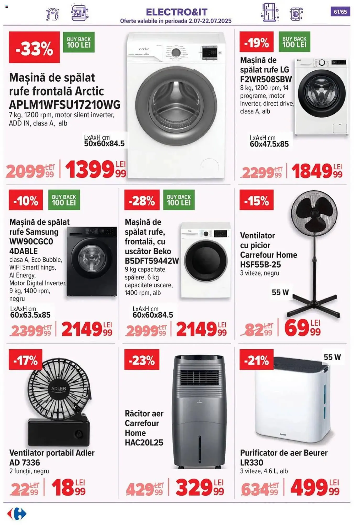 Catalog Catalog Carrefour de la 8 iulie până la 15 iulie 2025 - Revista Pagina 61