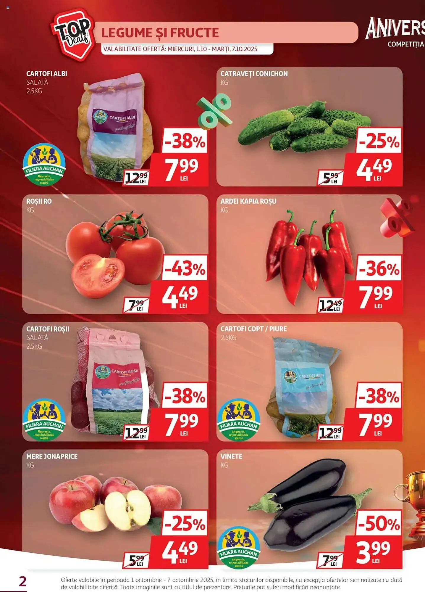 Catalog Catalog Auchan de la 1 octombrie până la 12 octombrie 2025 - Revista Pagina 2