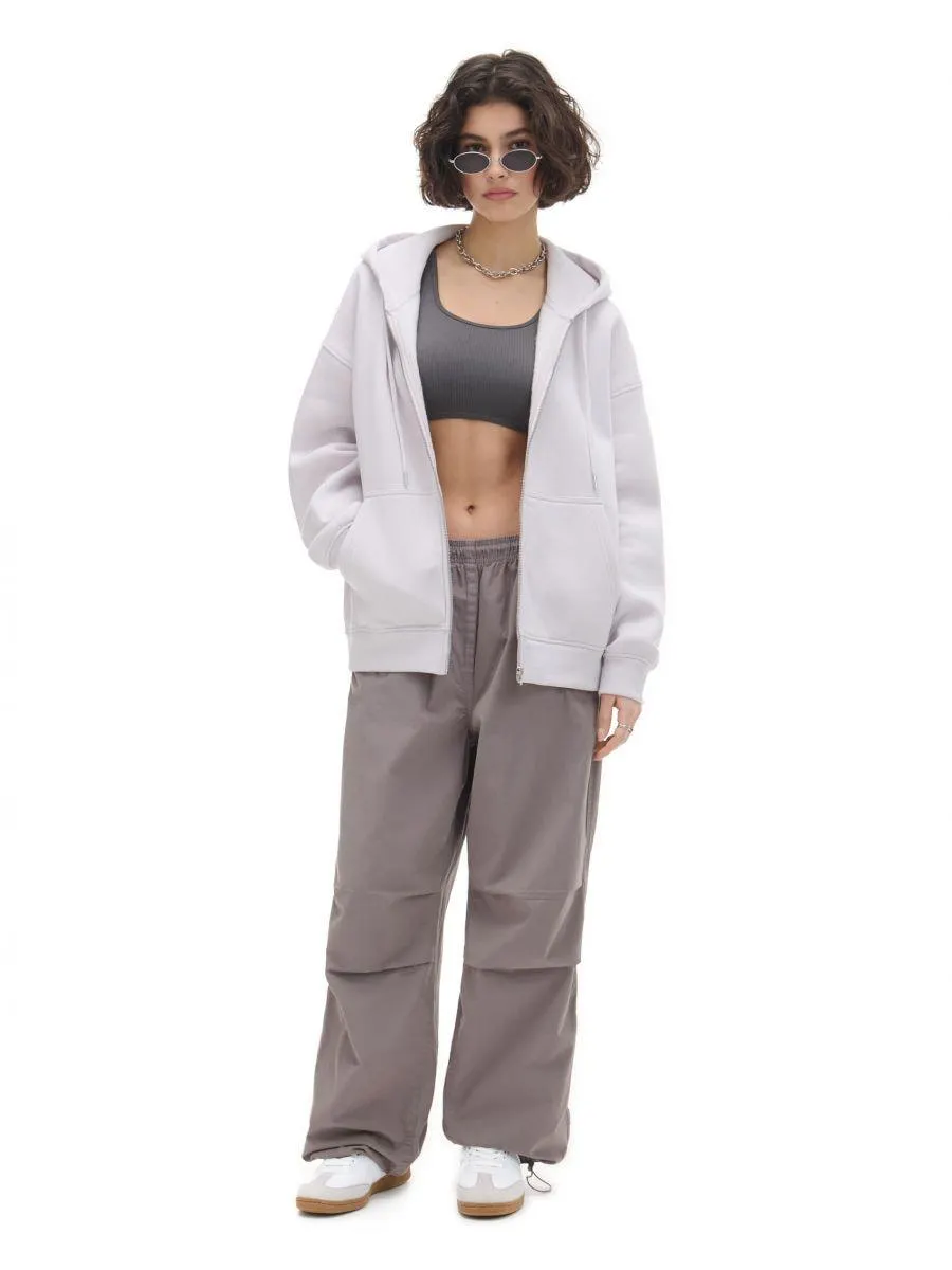 Hanorac cu glugă și fermoar