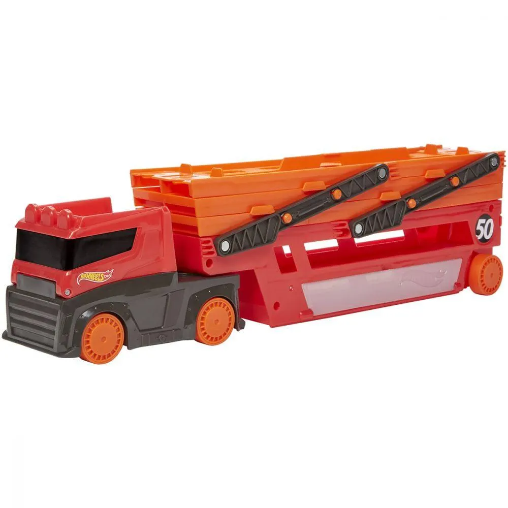 Mega Transportator de masini Hot Wheels, GHR48