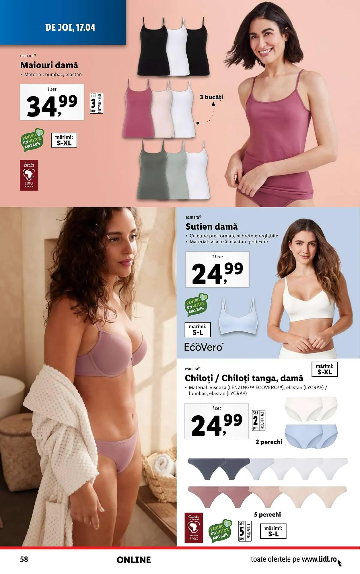 Catalog Catalog Lidl de la 14 aprilie până la 19 aprilie 2025 - Revista Pagina 58