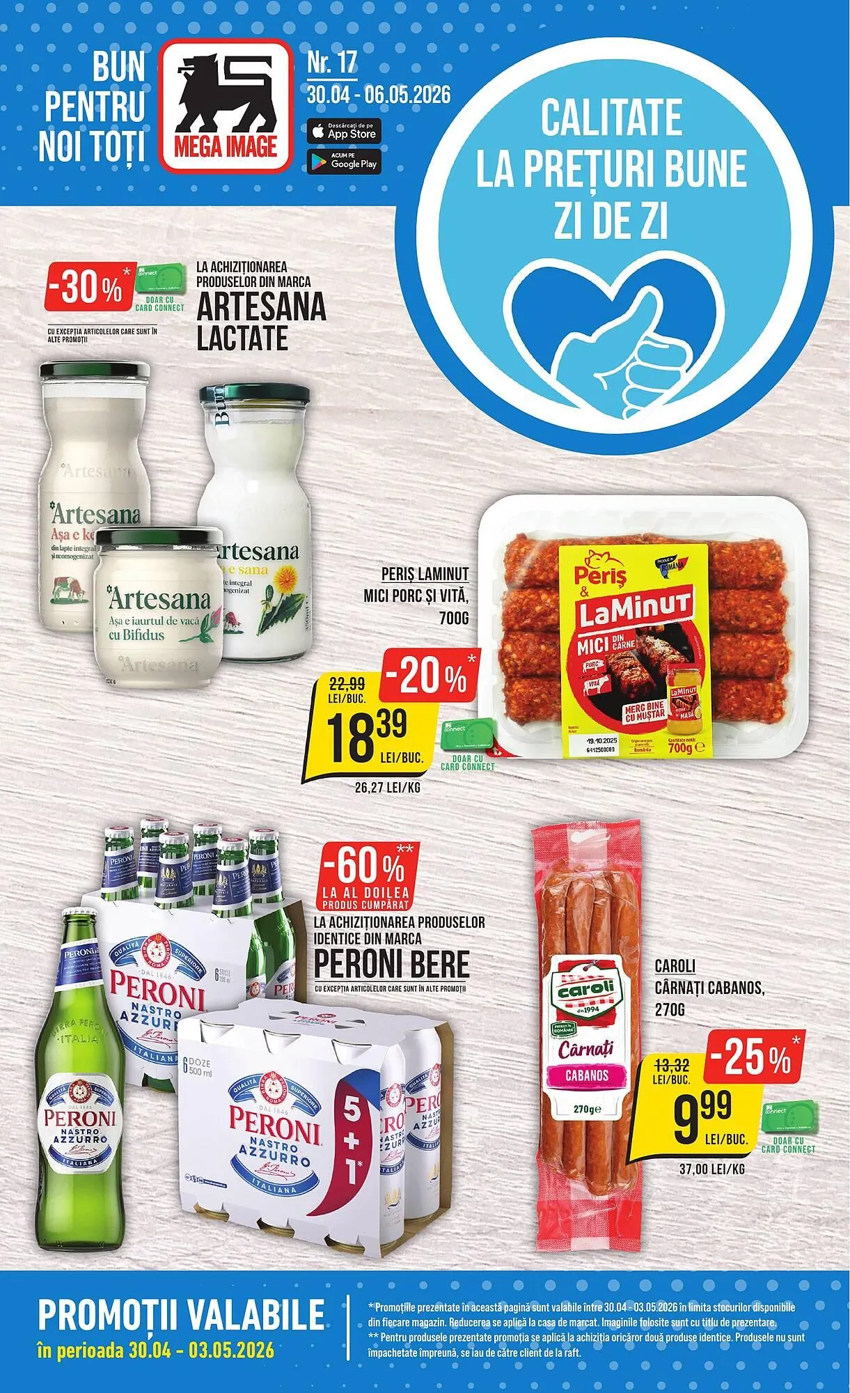Catalog Catalog Mega Image de la 30 aprilie până la 6 mai 2026 - Revista Pagina 1