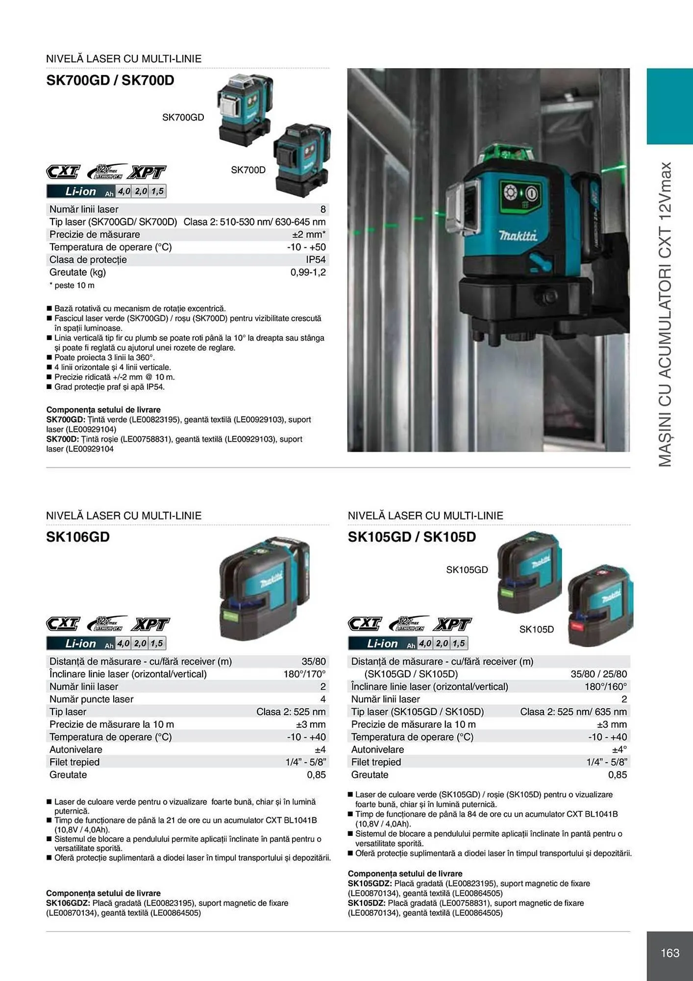 Catalog Catalog Makita de la 28 aprilie până la 31 decembrie 2026 - Revista Pagina 163