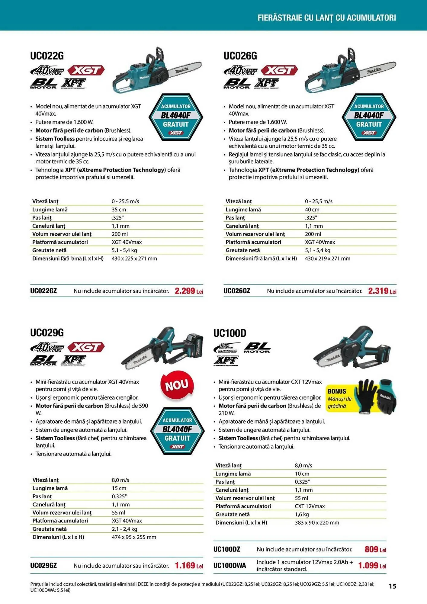 Catalog Catalog Makita de la 1 aprilie până la 31 august 2025 - Revista Pagina 15