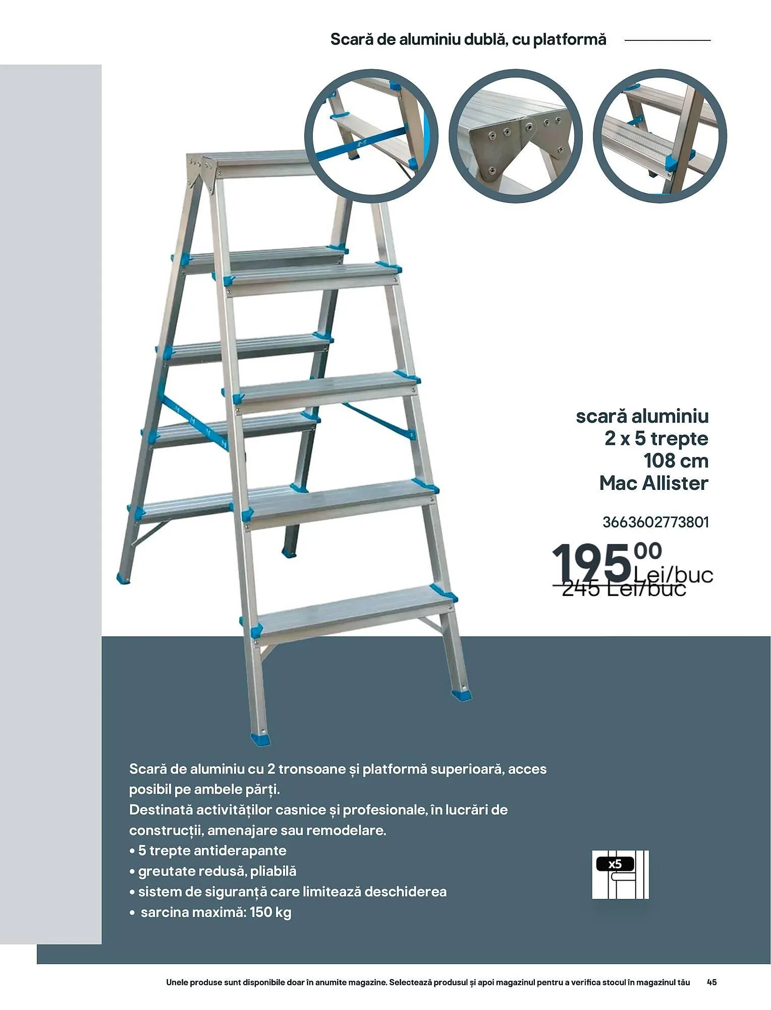 Catalog Catalog Brico Depôt de la 13 iunie până la 7 februarie 2026 - Revista Pagina 45