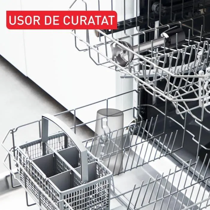 Mixer vertical Tefal Quickchef+ HB671830, 1000 W, 20 viteze, Turbo, Pahar masurare 800 ml, 4 lame Powelix, Negru/Argintiu